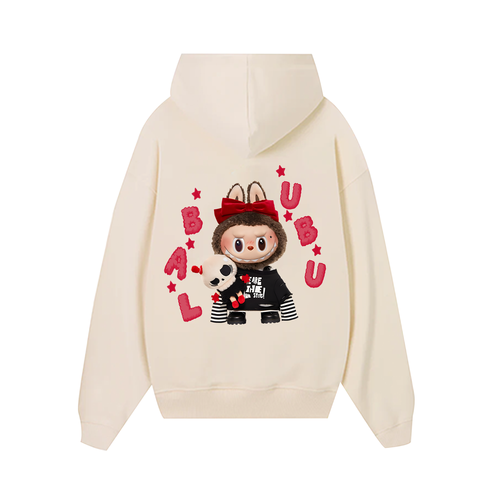 Labubu Cute Red Hoodie