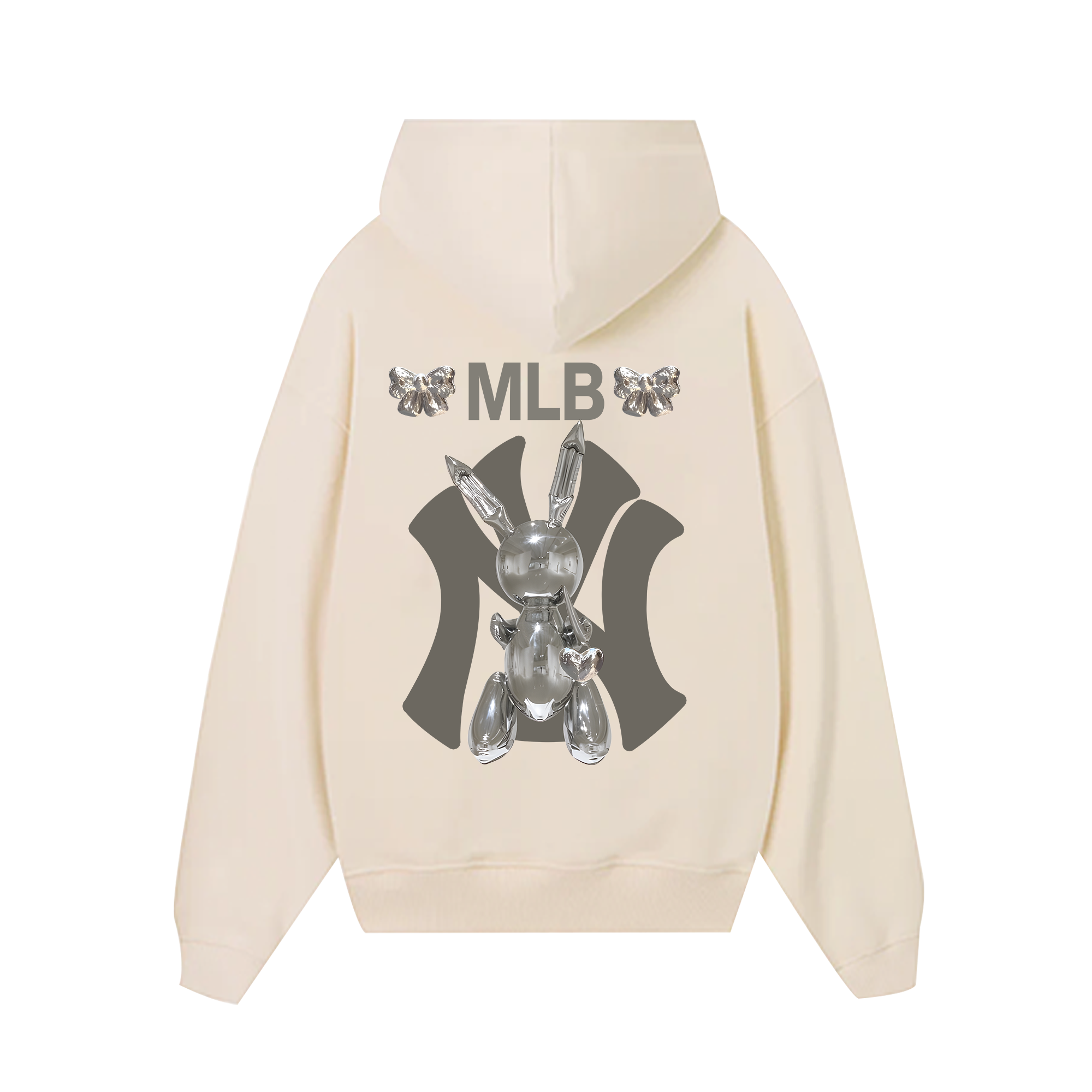 MLB Floral Silver Balloon Rabbit Hoodie