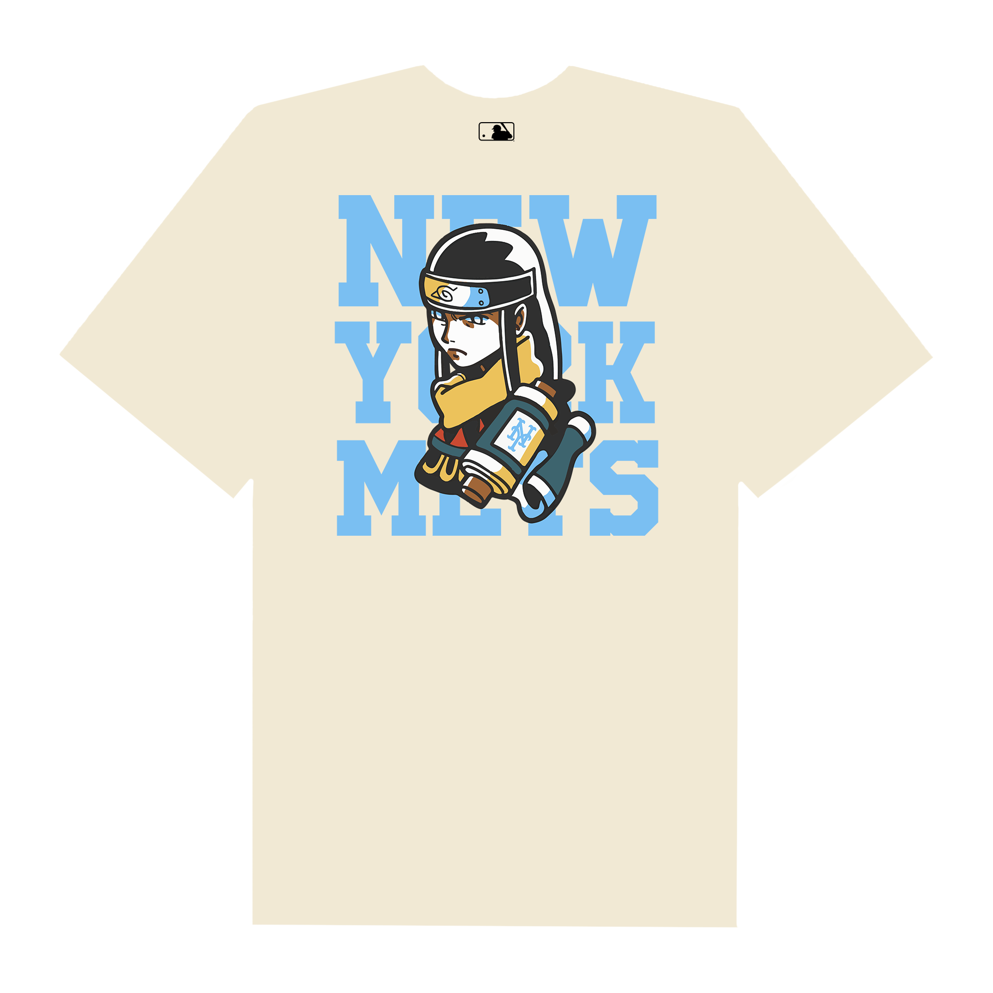 MLB Anime Naruto Neji New York Mets T-Shirt