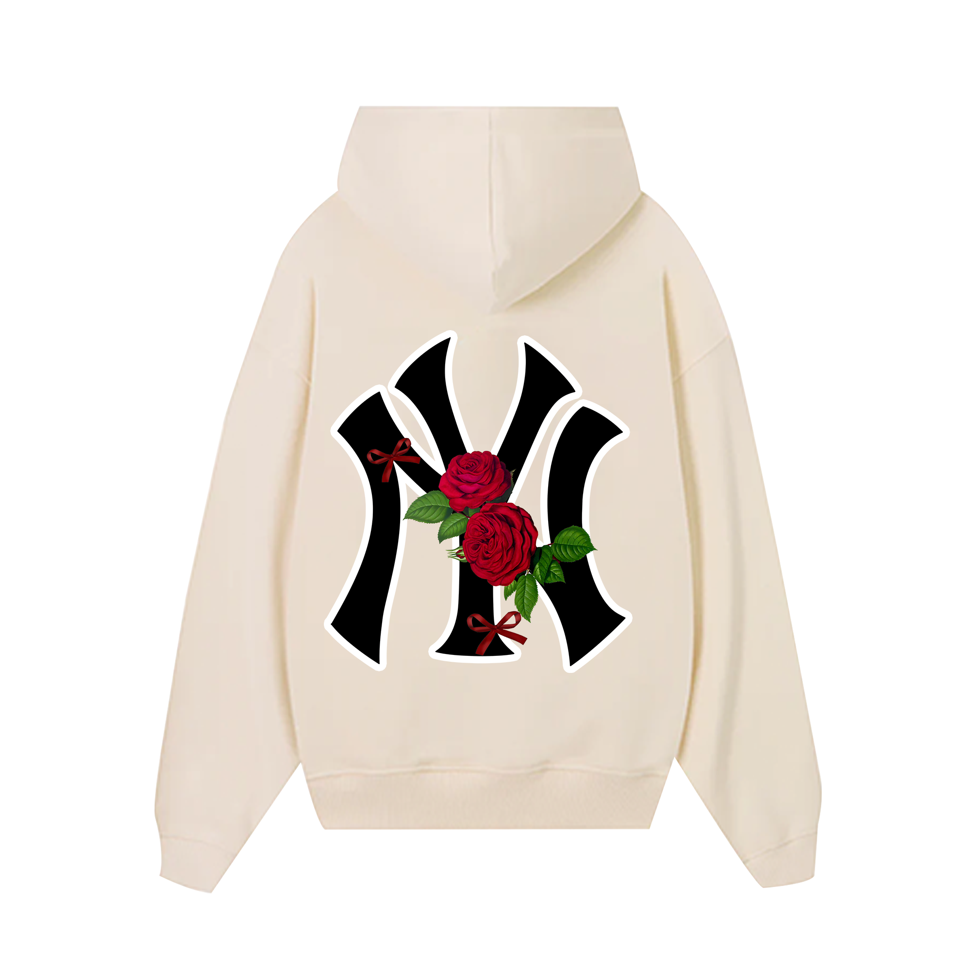 MLB Floral Rose Ribbon Hoodie