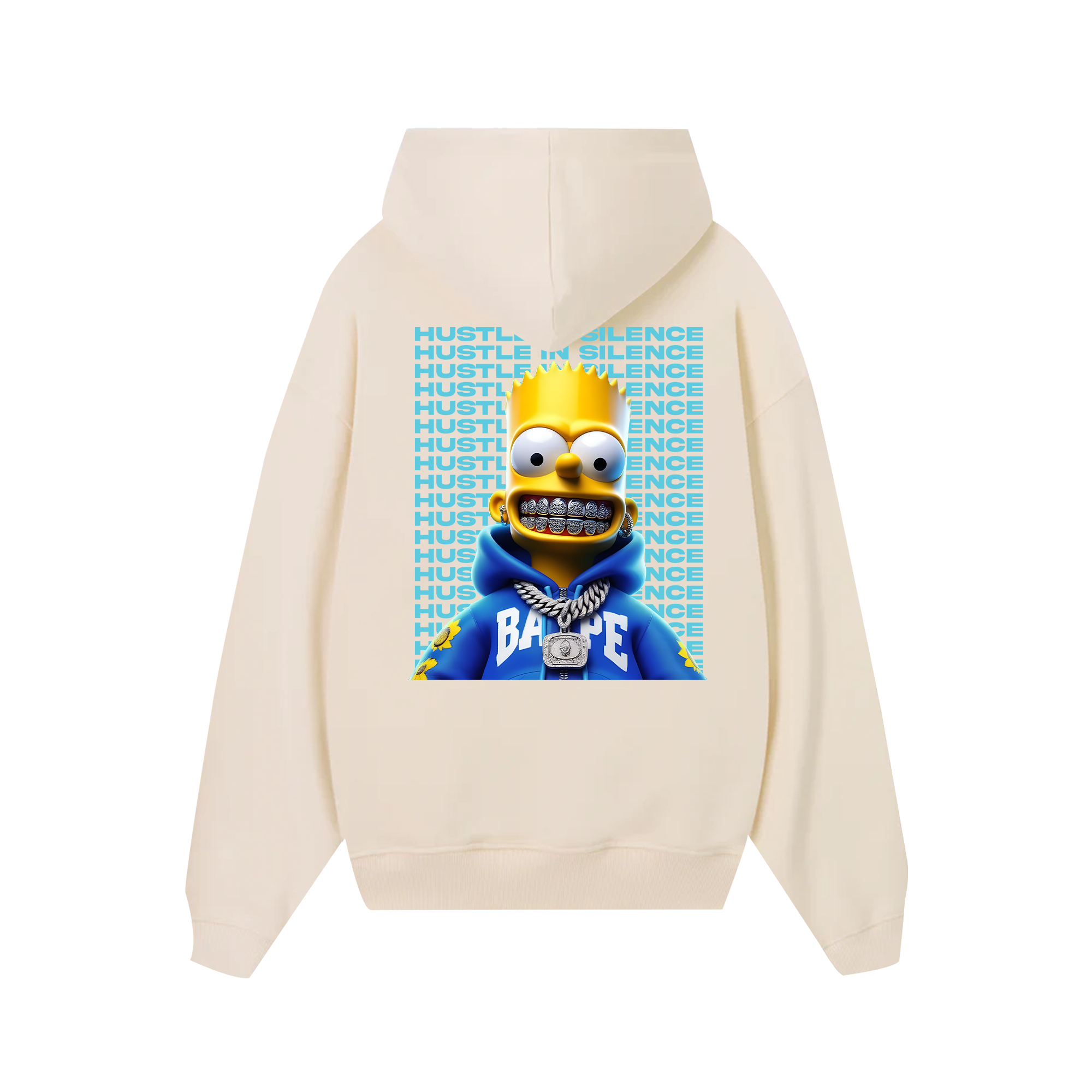 Money Bart Simpson Flexing Hoodie