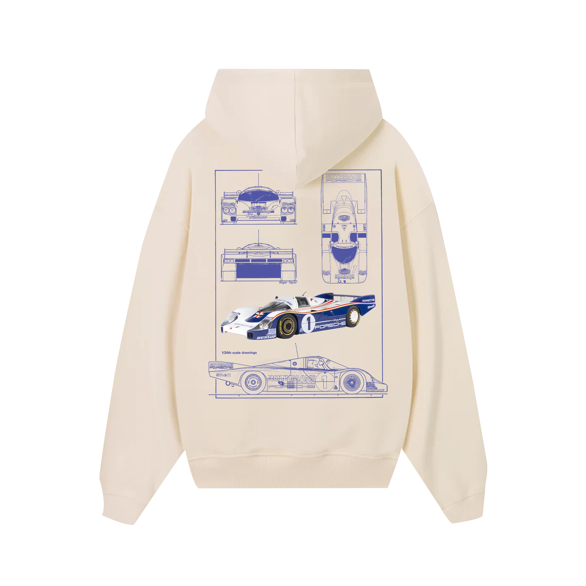 Porsche 956 Winner Le Mans 1982 Hoodie