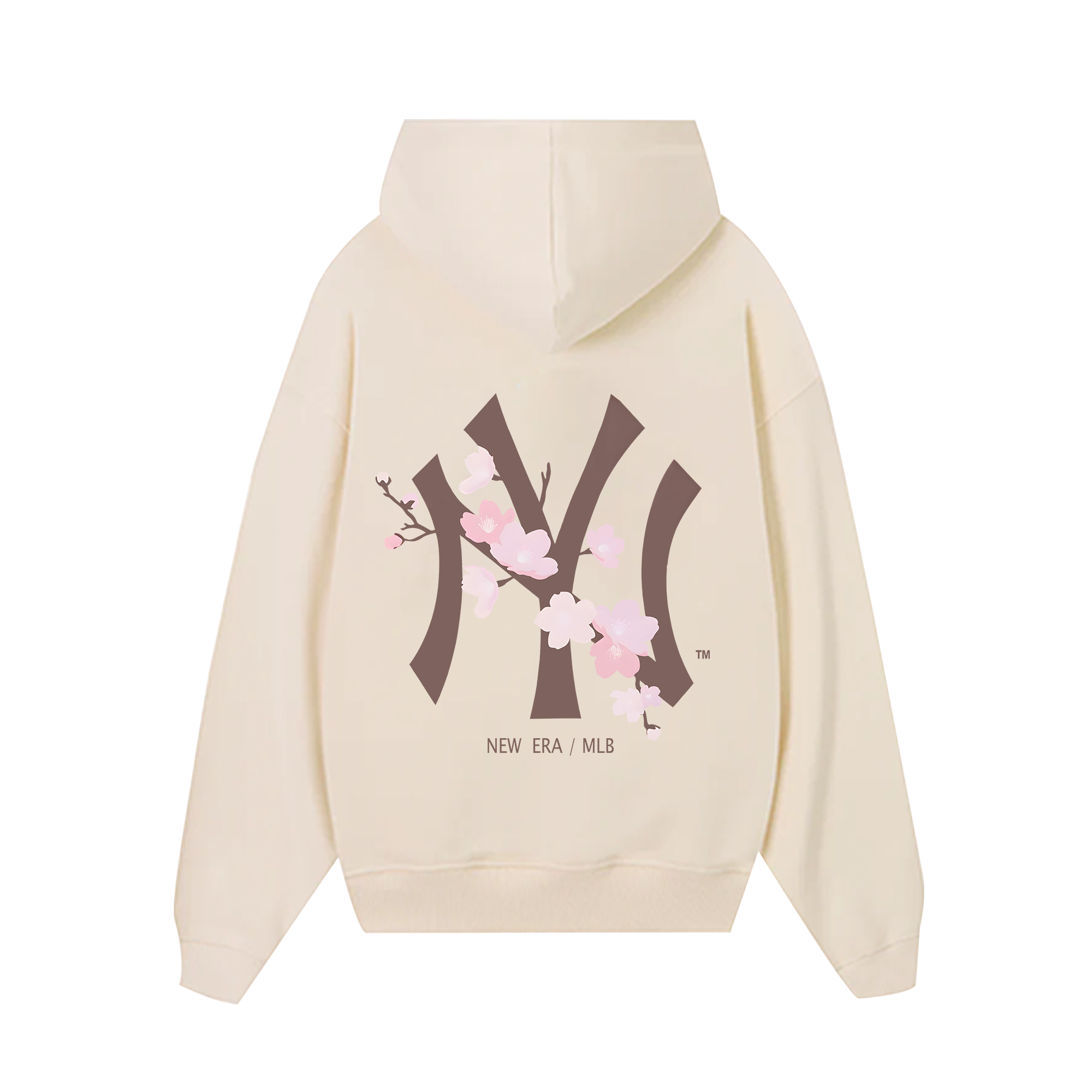 MLB Floral Peach Hoodie