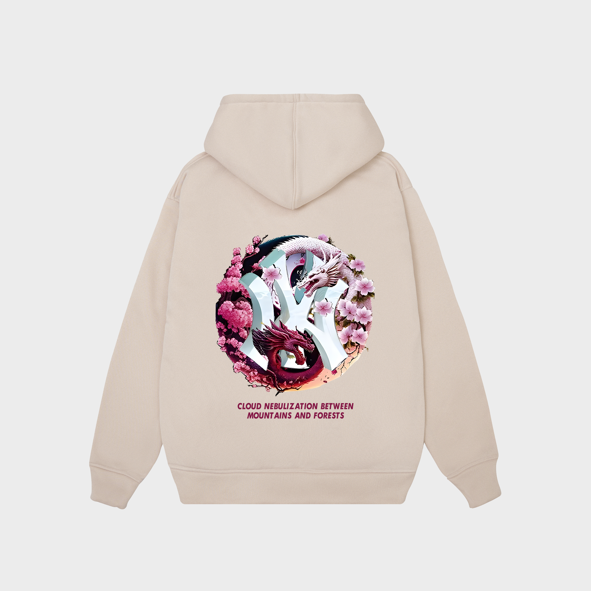 MLB Floral Dragon Cloudy Hoodie