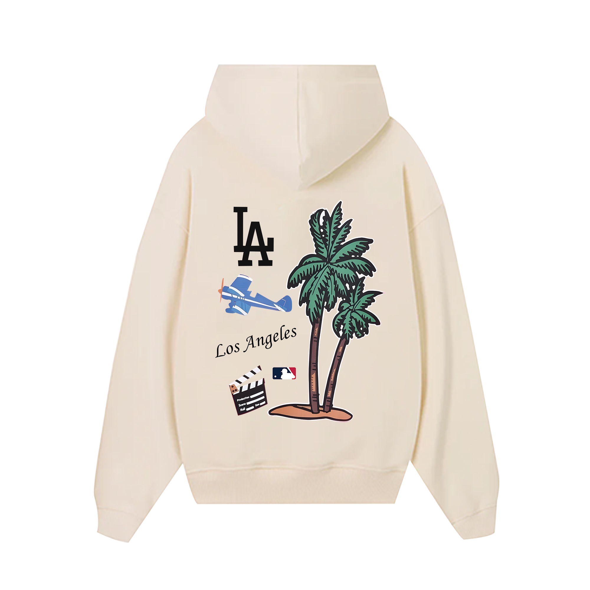 MLB Floral Los Angeles Beach Hoodie