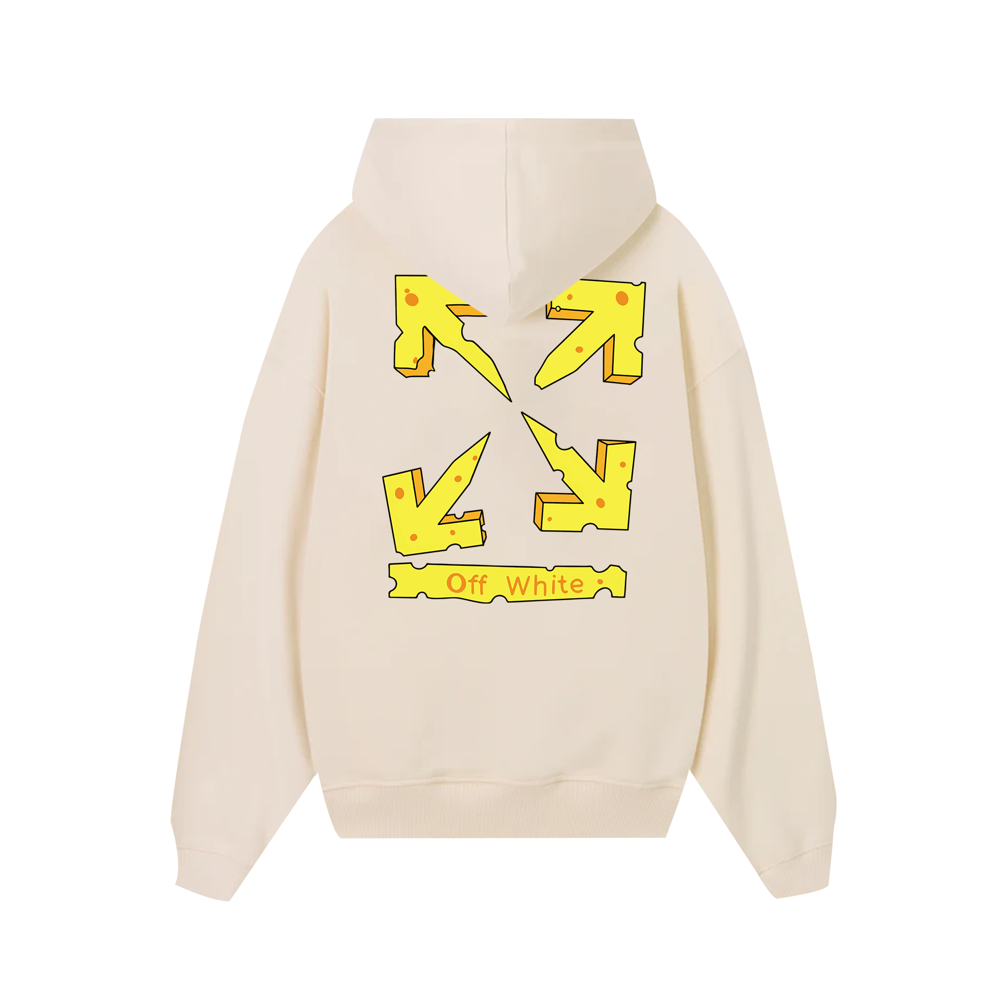 Off White Piece Of Cheese Hoodie