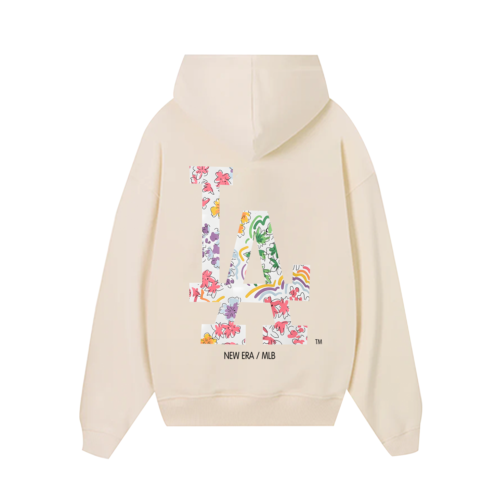 MLB Floral LA Tropical Flower Summer Hoodie