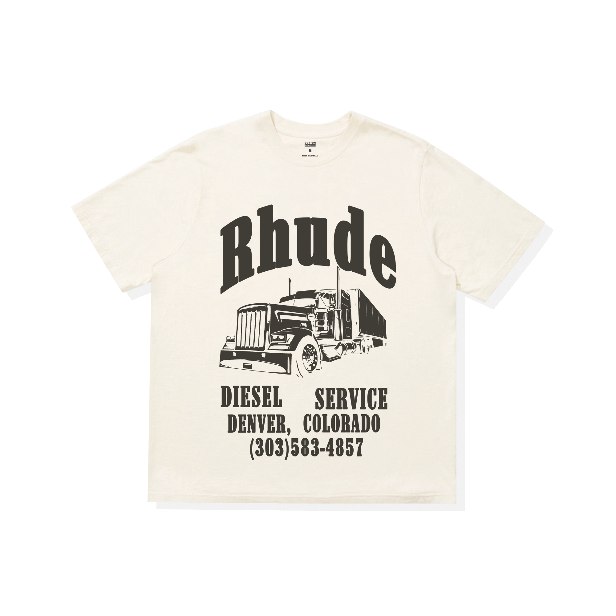 Áo Thun Oversize RHUDE Truck Logo