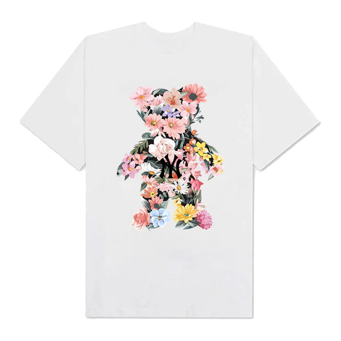 Flash Sale MLB Floral Teaddy Bear Flower T-Shirt