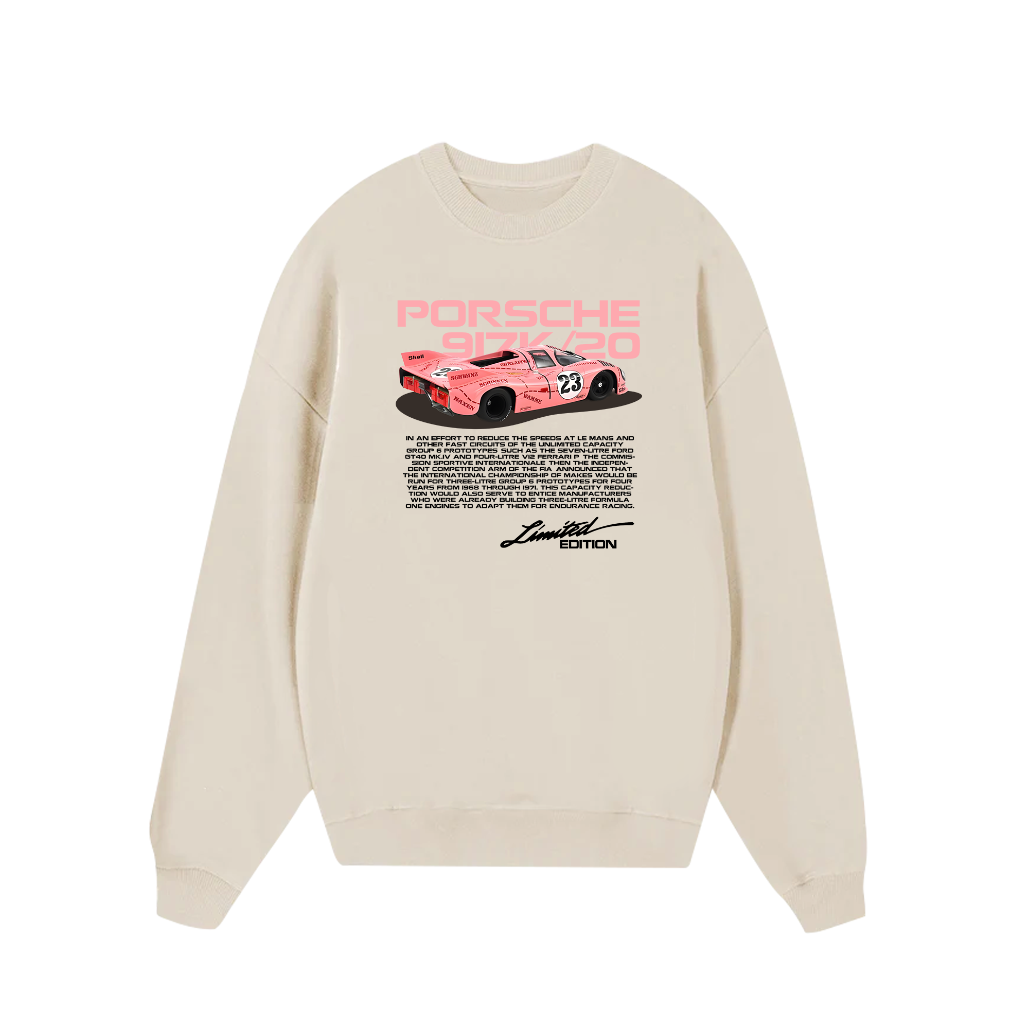 Porsche 917K Pink Pig Sweater