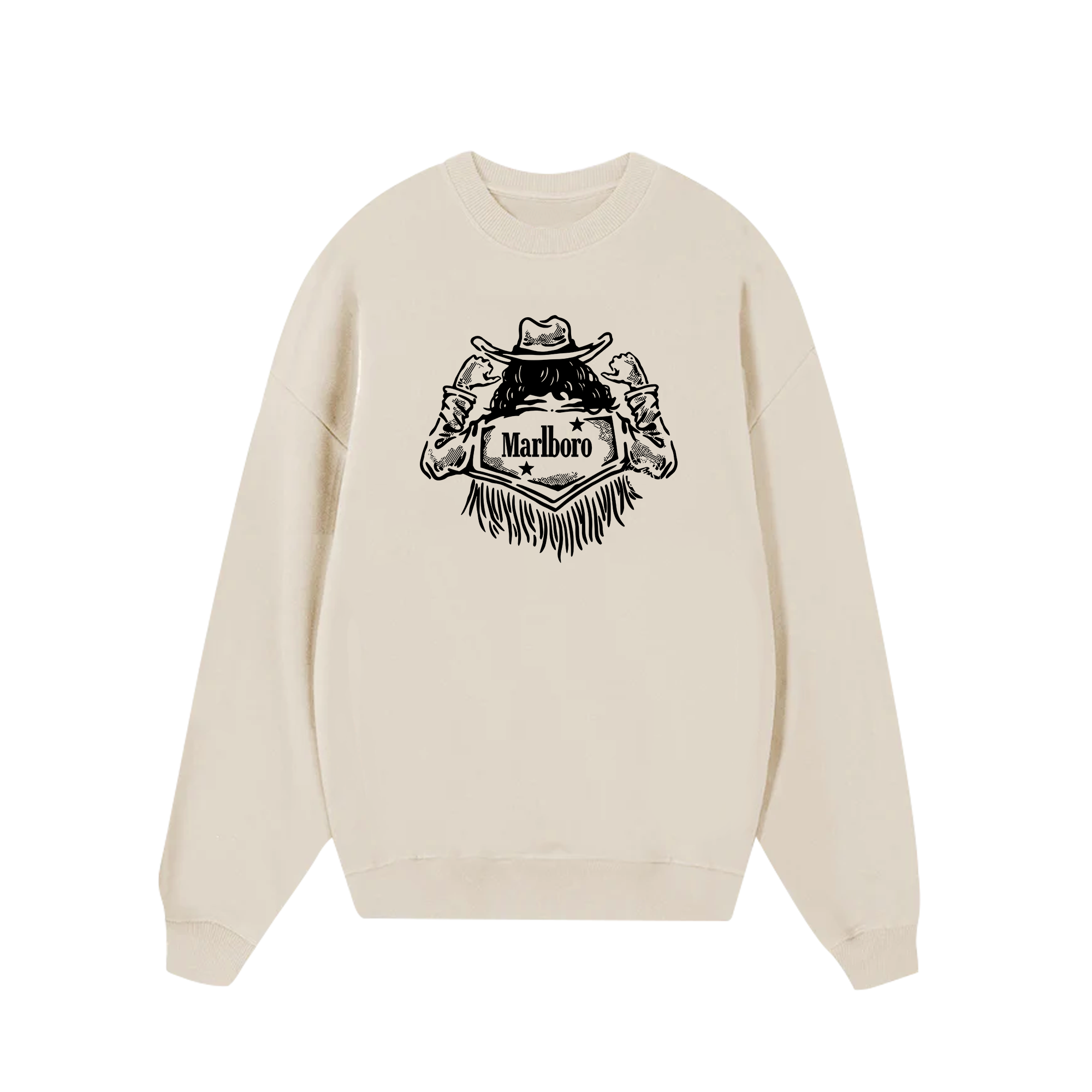 Marlboro Behind Cowboy Sweater