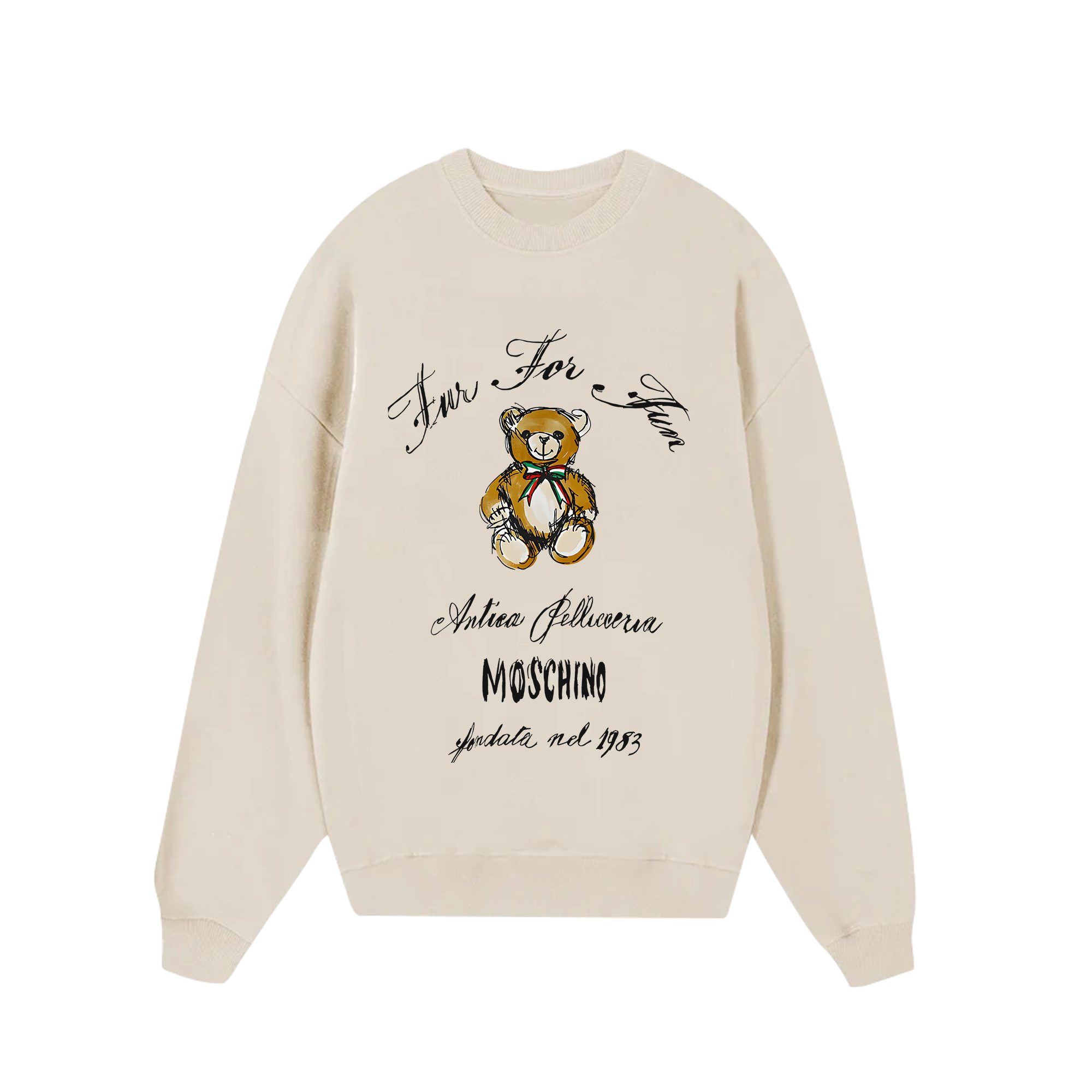 Moschino Funny Bear Retro Sweater