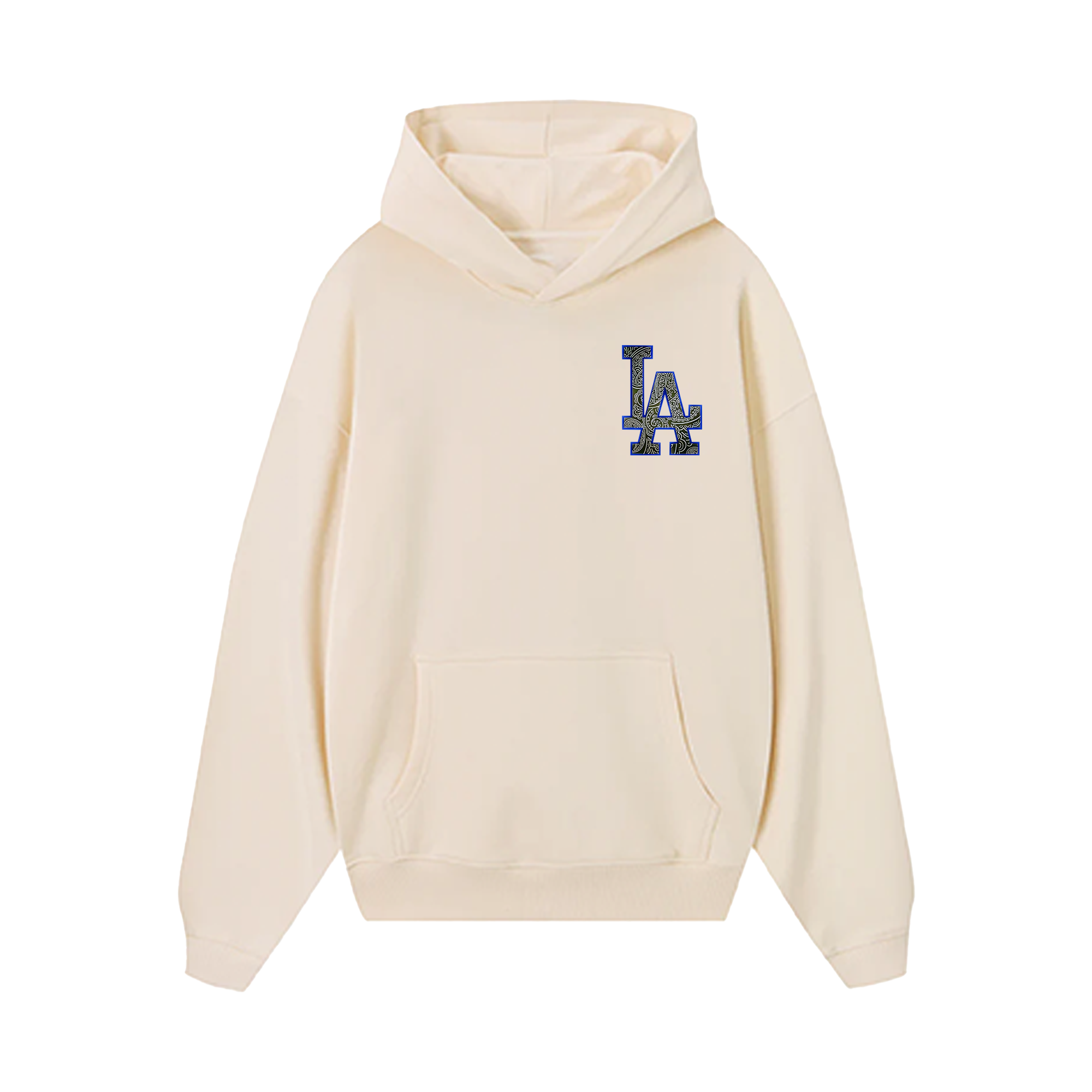 MLB Floral Blue Black Hoodie