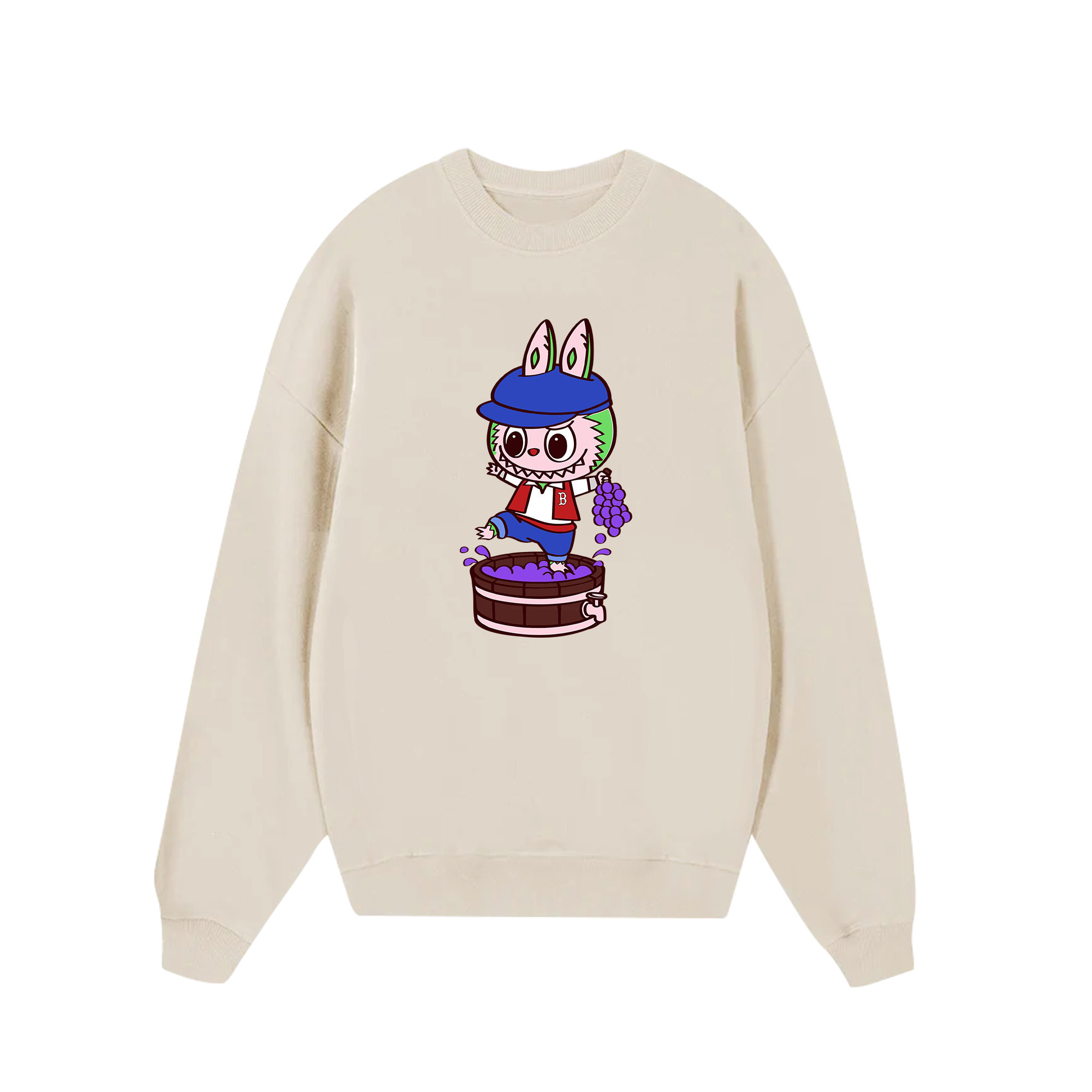 MLB Labubu Grape Boy Boston Sweater