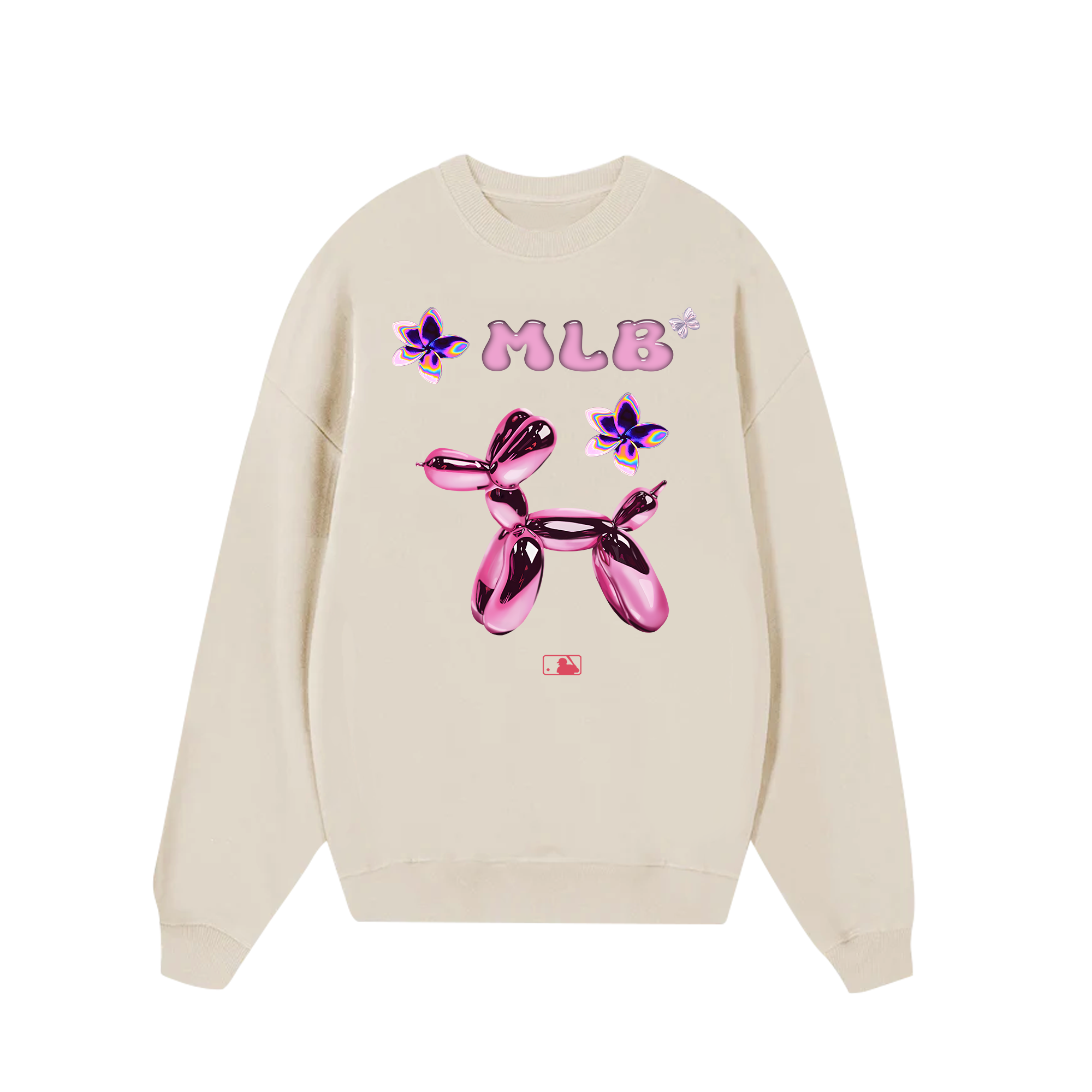 MLB Floral Hologram Balloon Dog Sweater