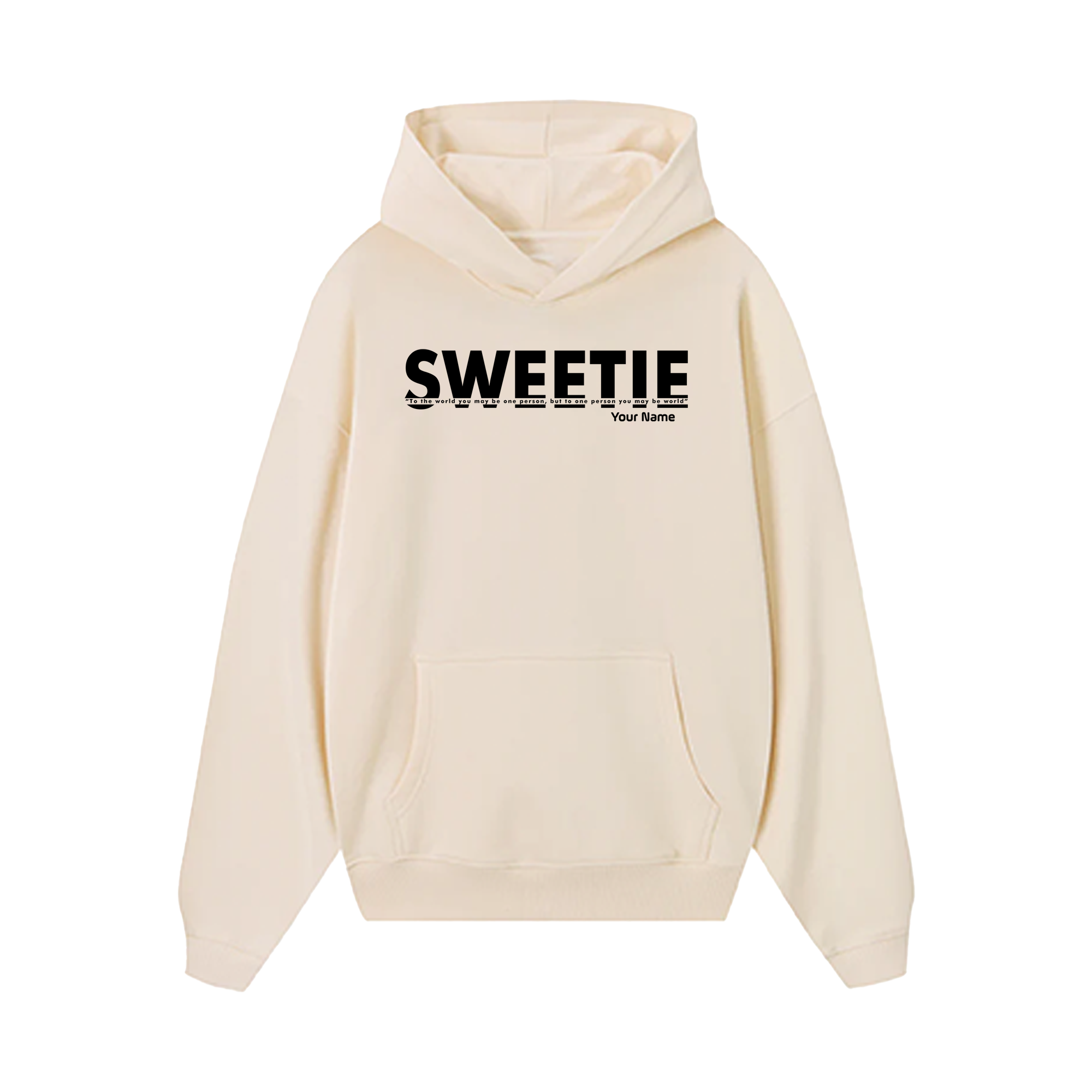 Custom Couple Sweetie Hoodie