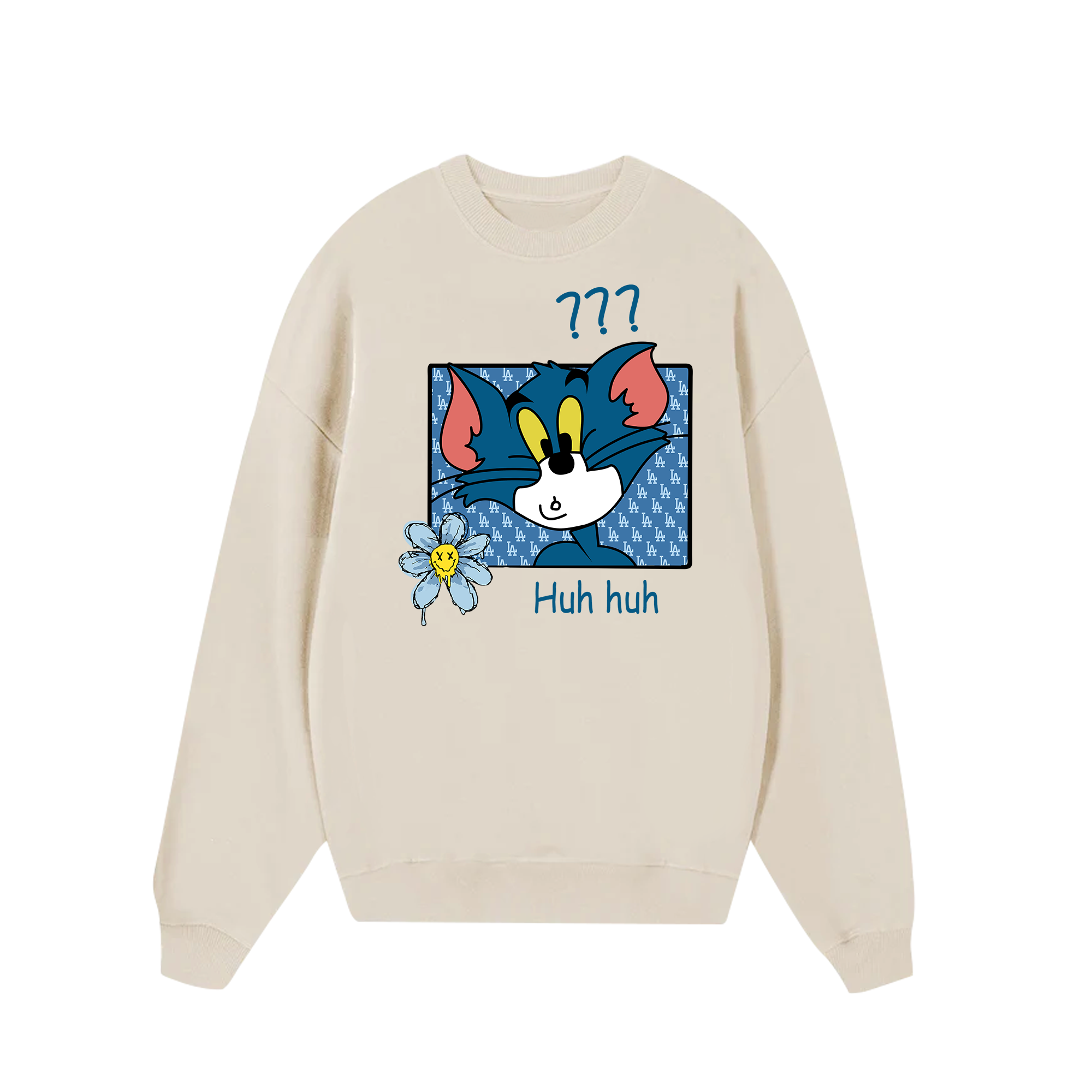 MLB Floral Funny Tom And Girlfriend Sweater