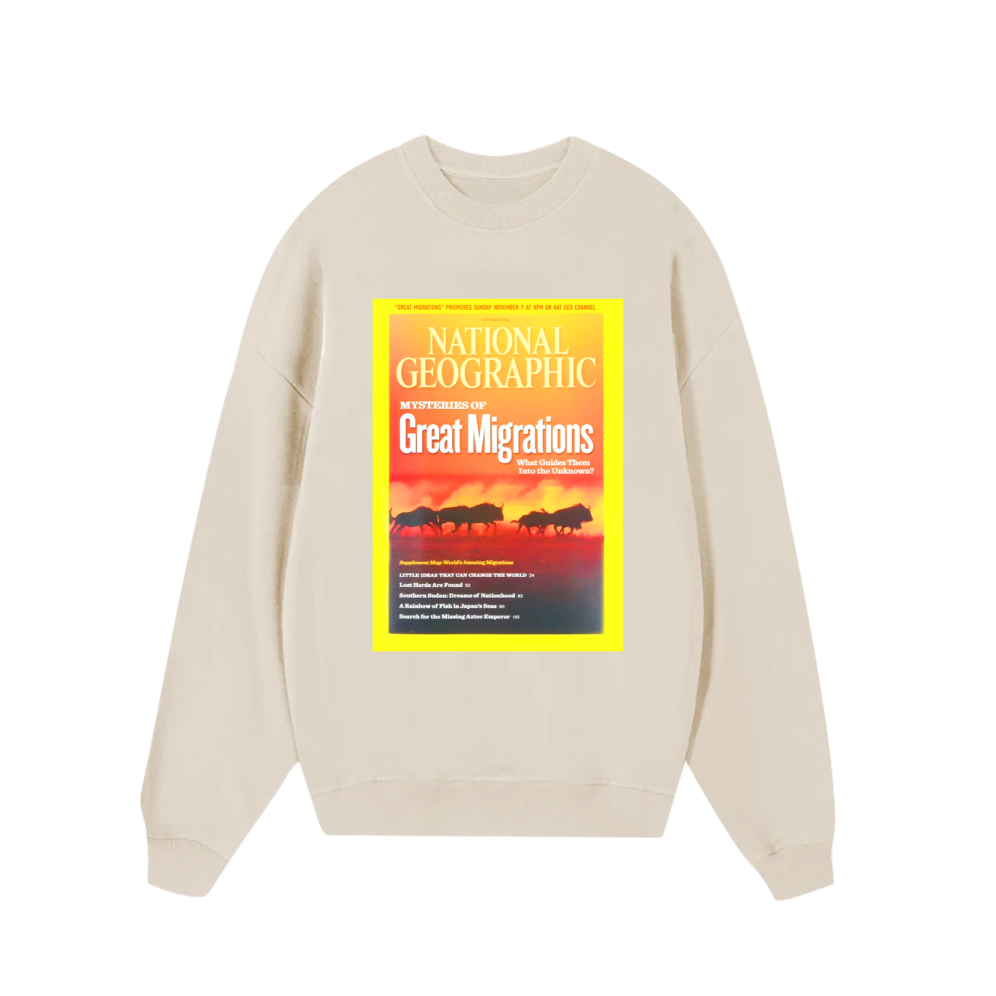 National Geographic Great Migrations Sweater