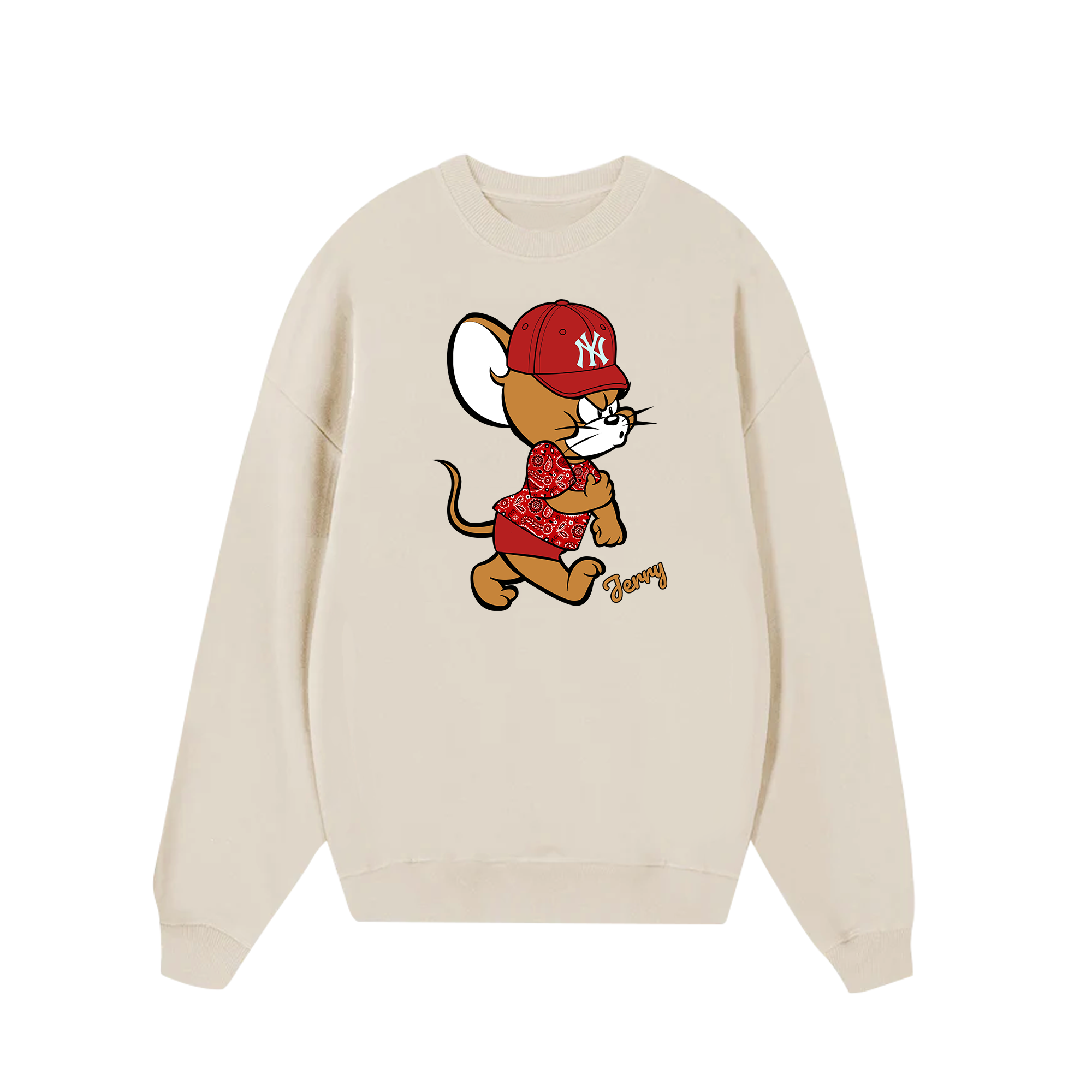 MLB Floral Funny Disney Jerry Sweater