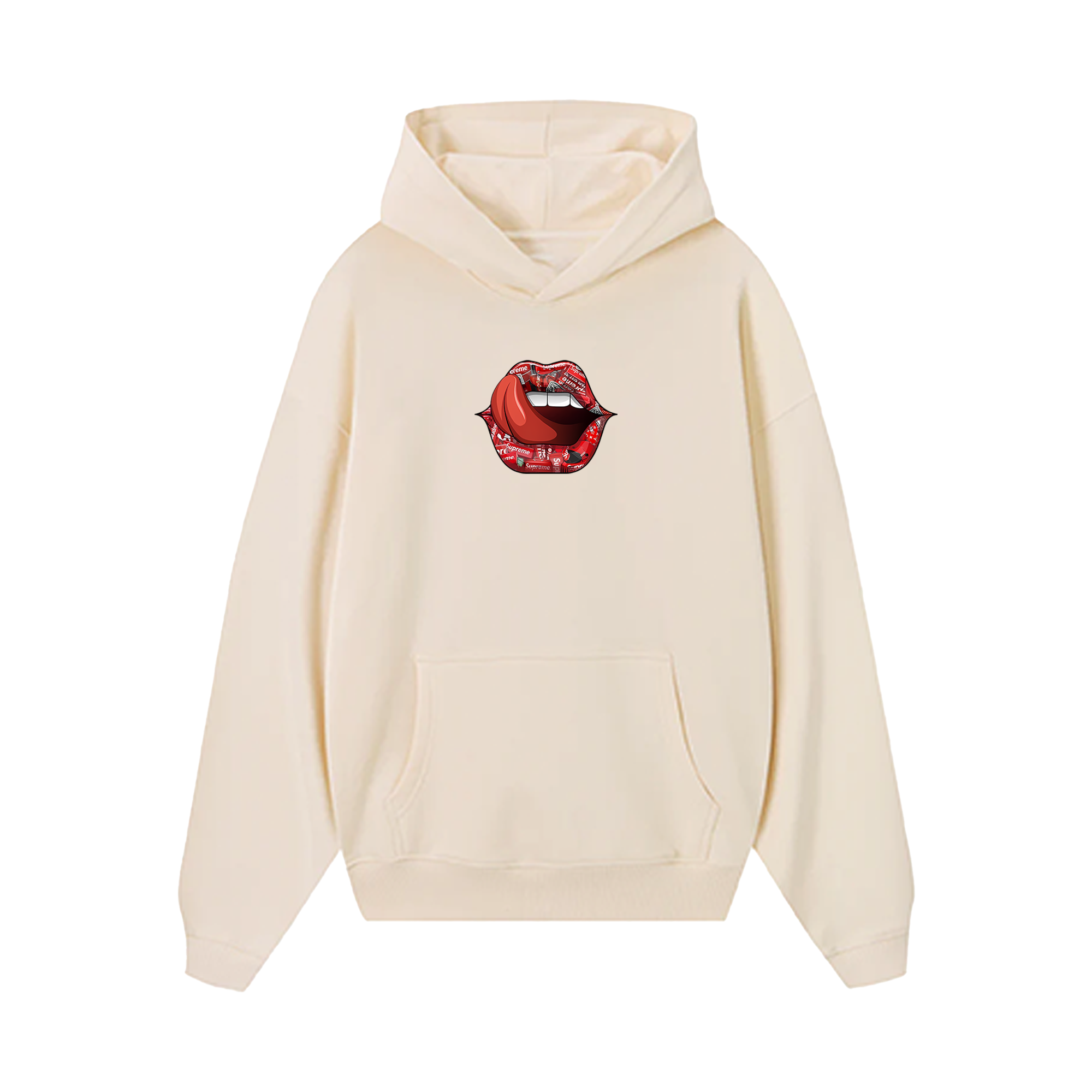 Supreme Red Lip Hooodie