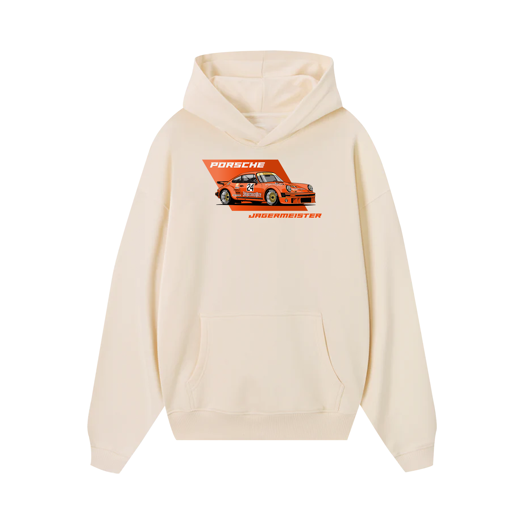 Porsche Flamboyant Orange Jagermeister Hoodie