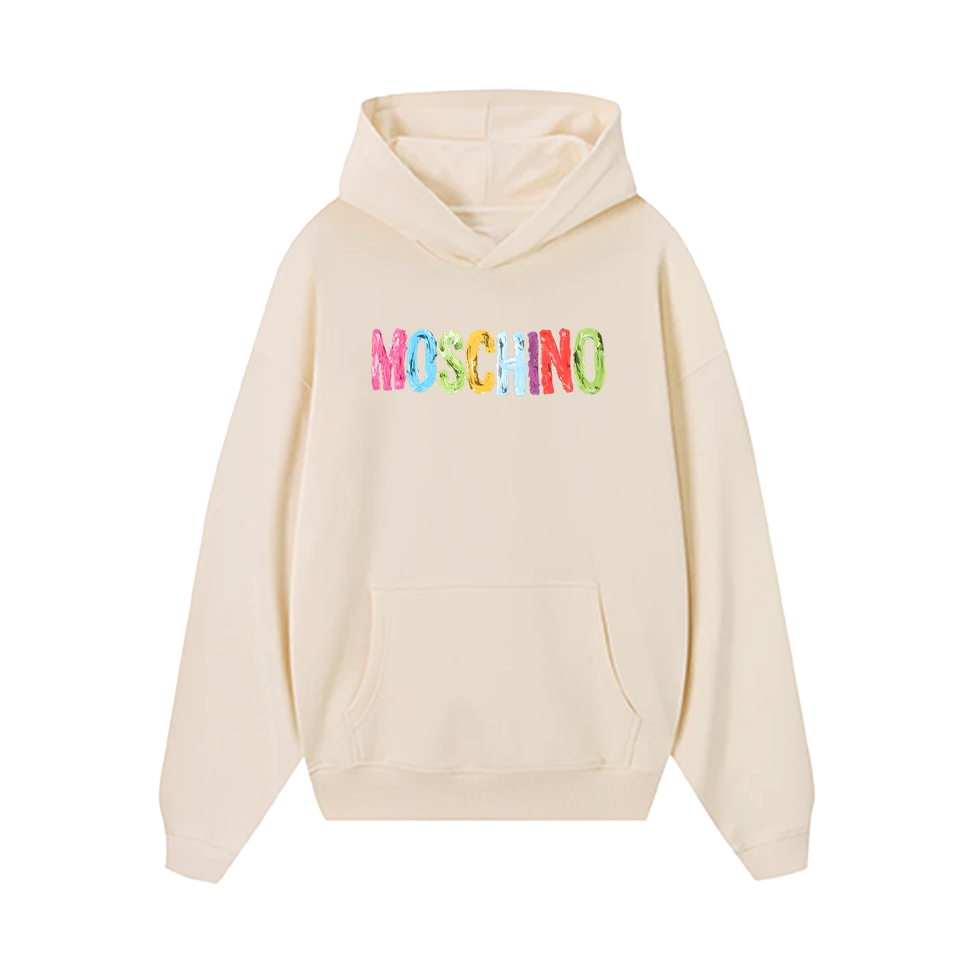 Moschino Rainbow Logo Hoodie