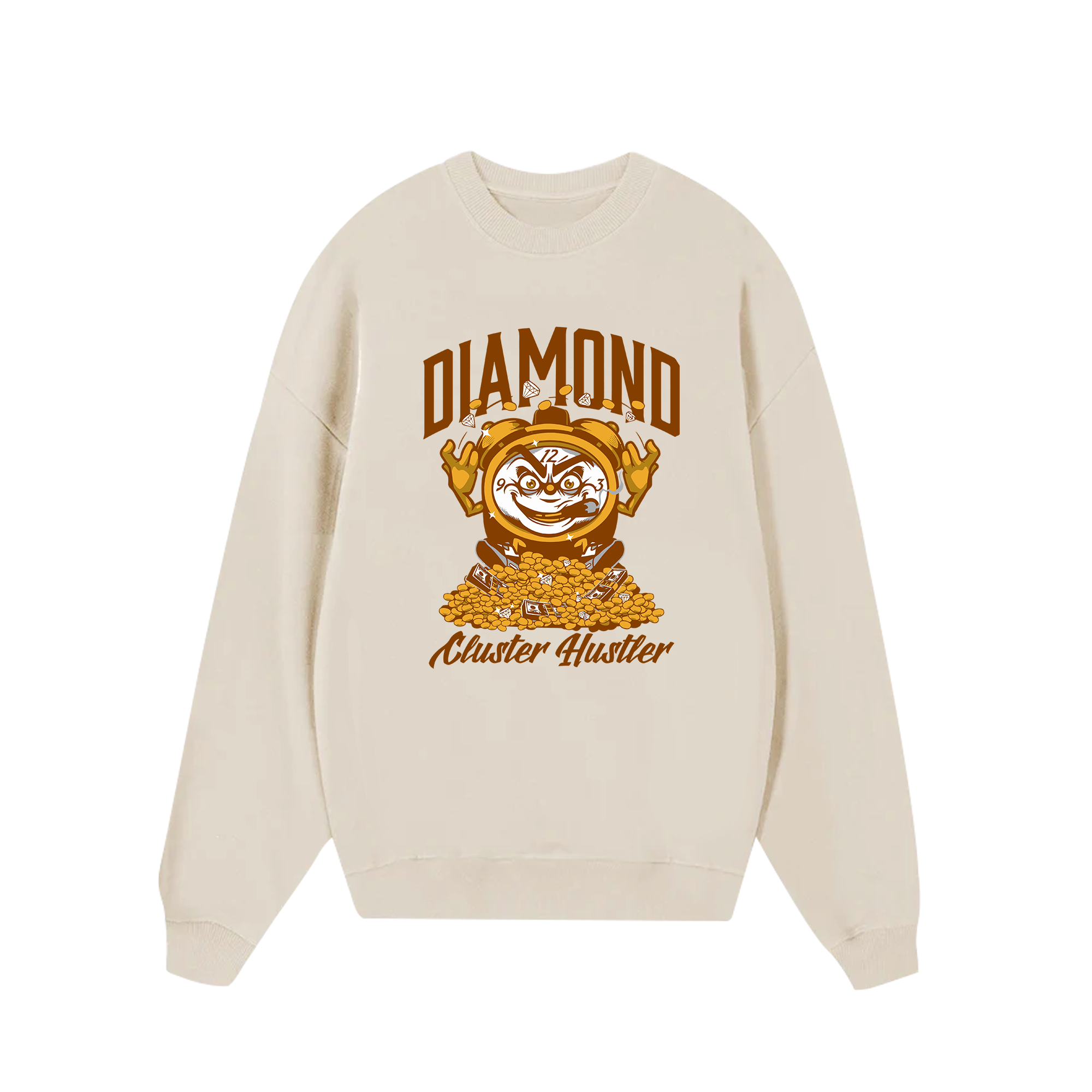 Money Diamond Cluster Hustler Sweater