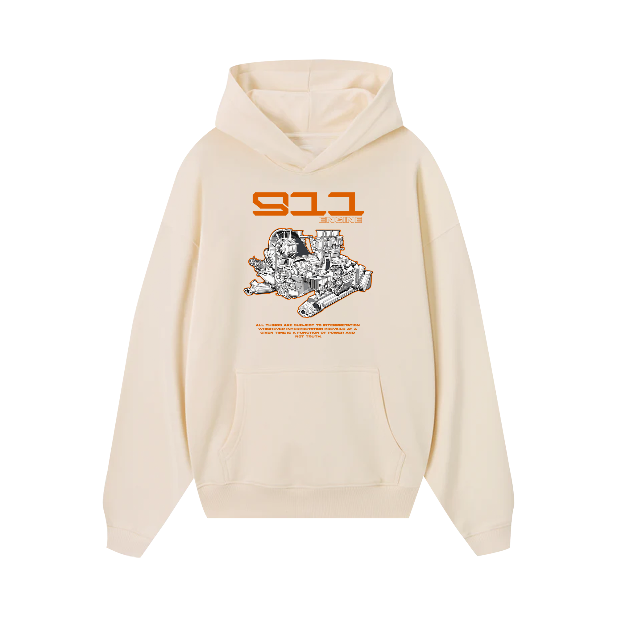 Porsche 911 Engine Hoodie