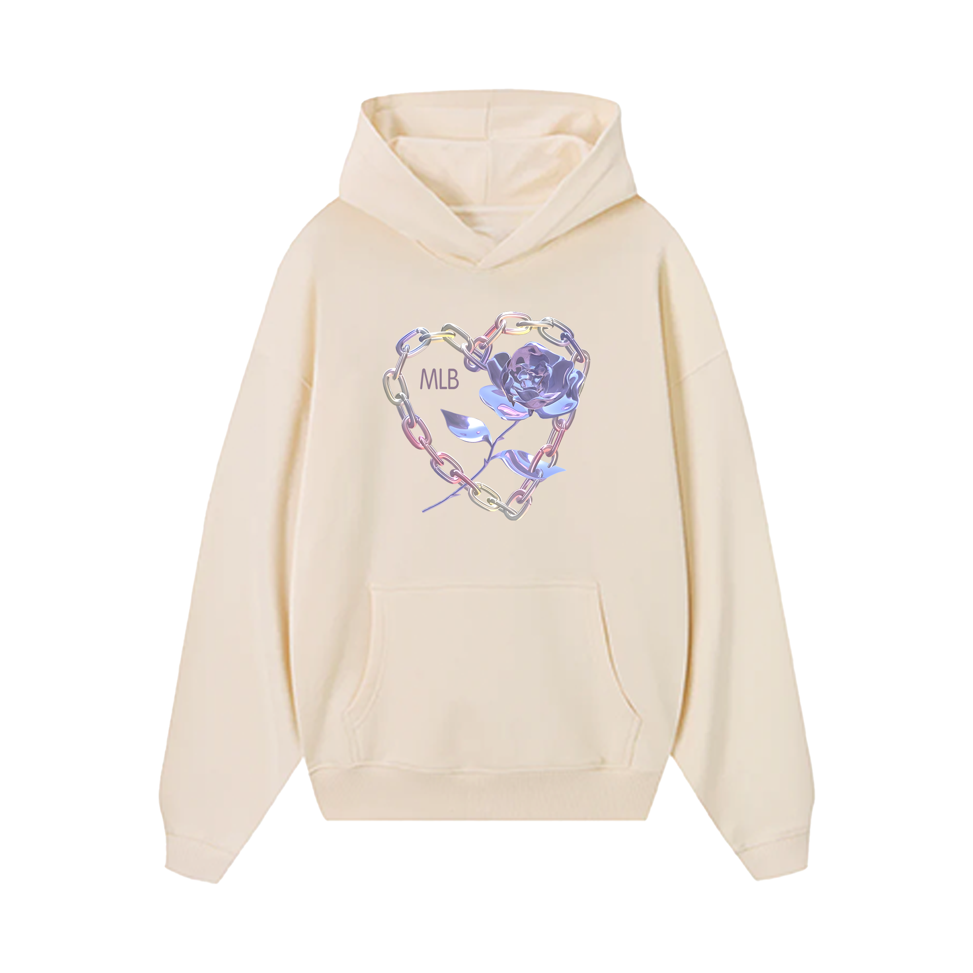 MLB Floral Hologram Rose Hoodie