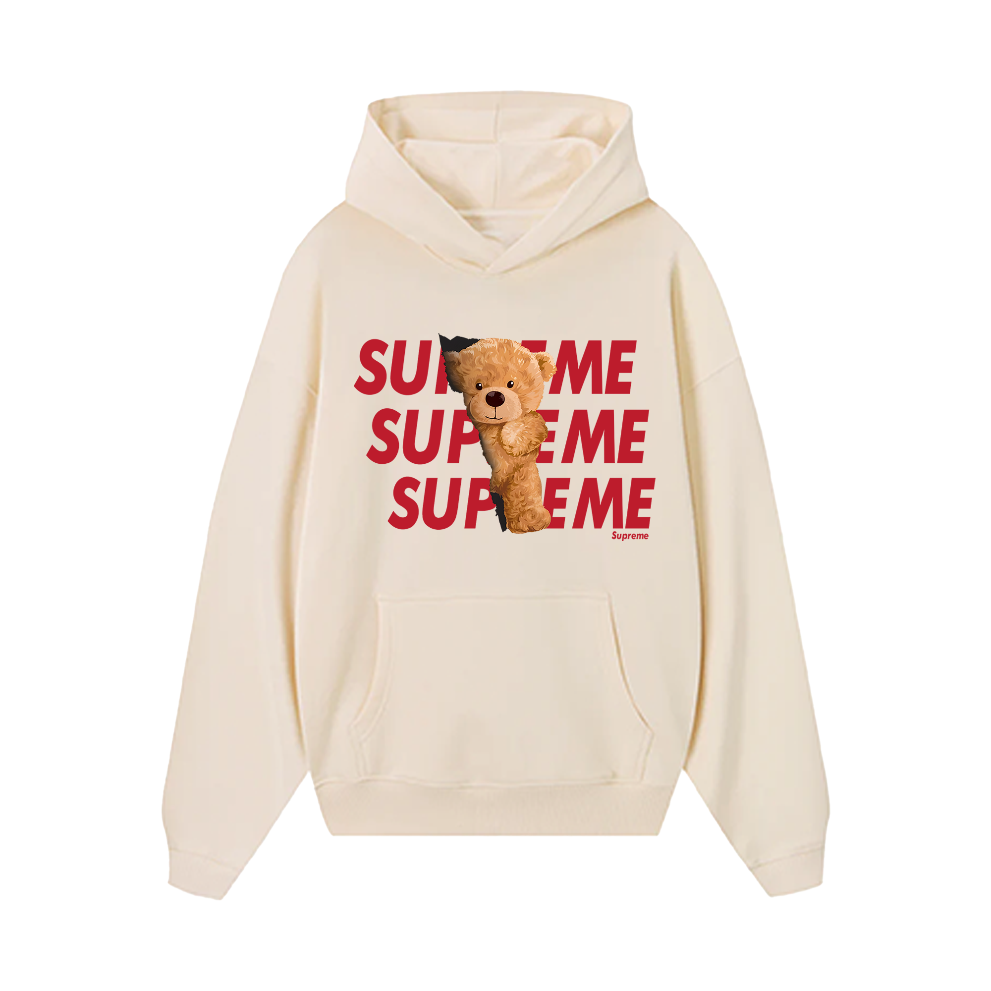 Supreme Brown Bear Hoodie