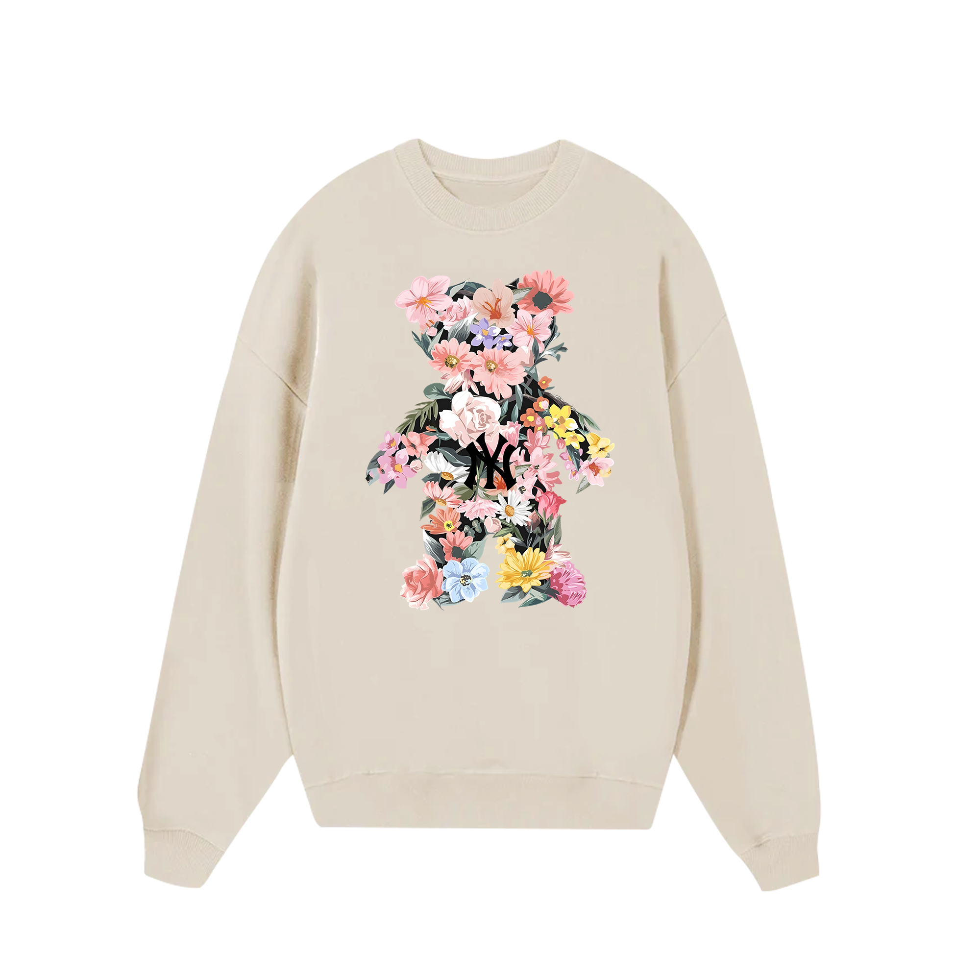 MLB Floral Teaddy Bear Flower Sweater