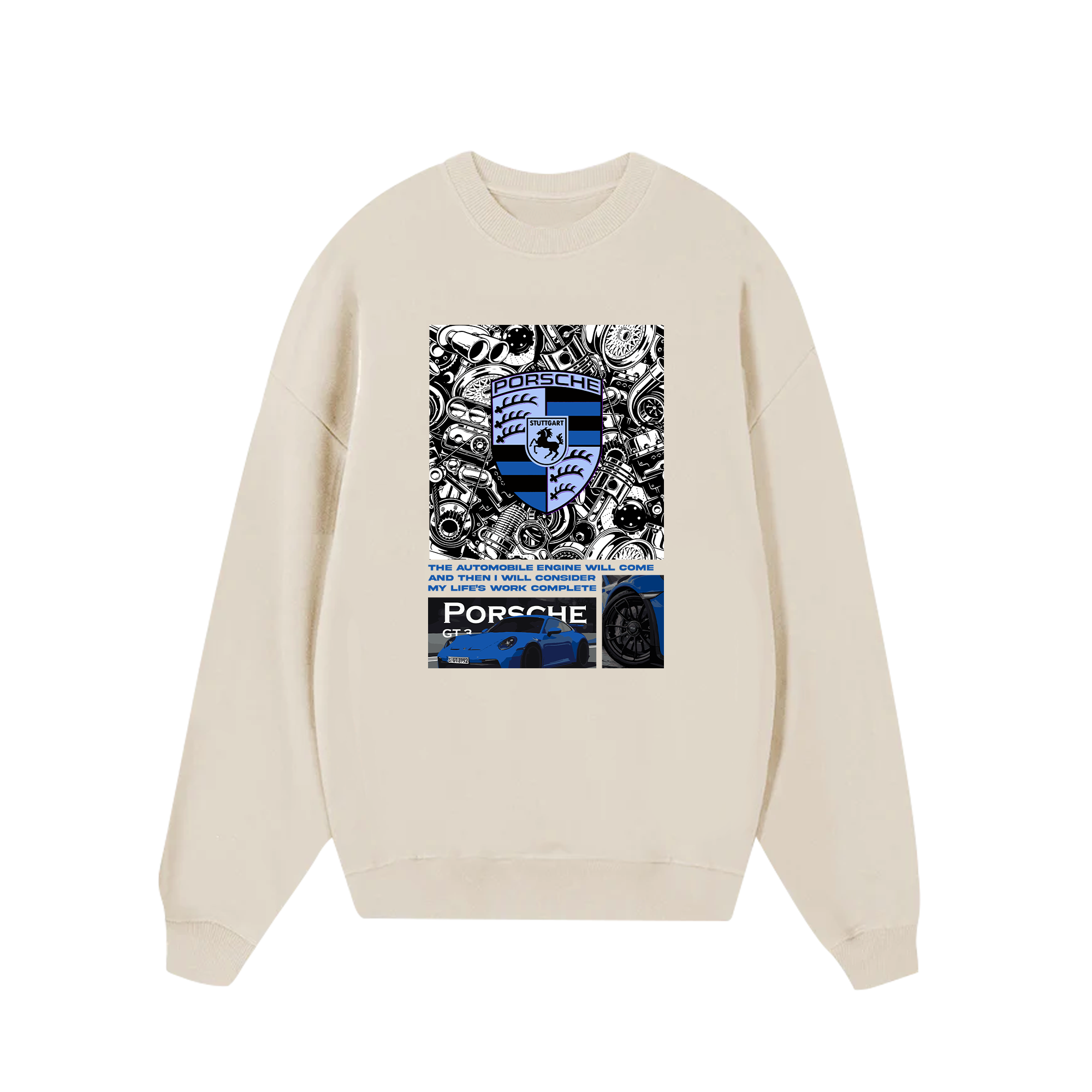 Porsche The Auto Mobile Sweater