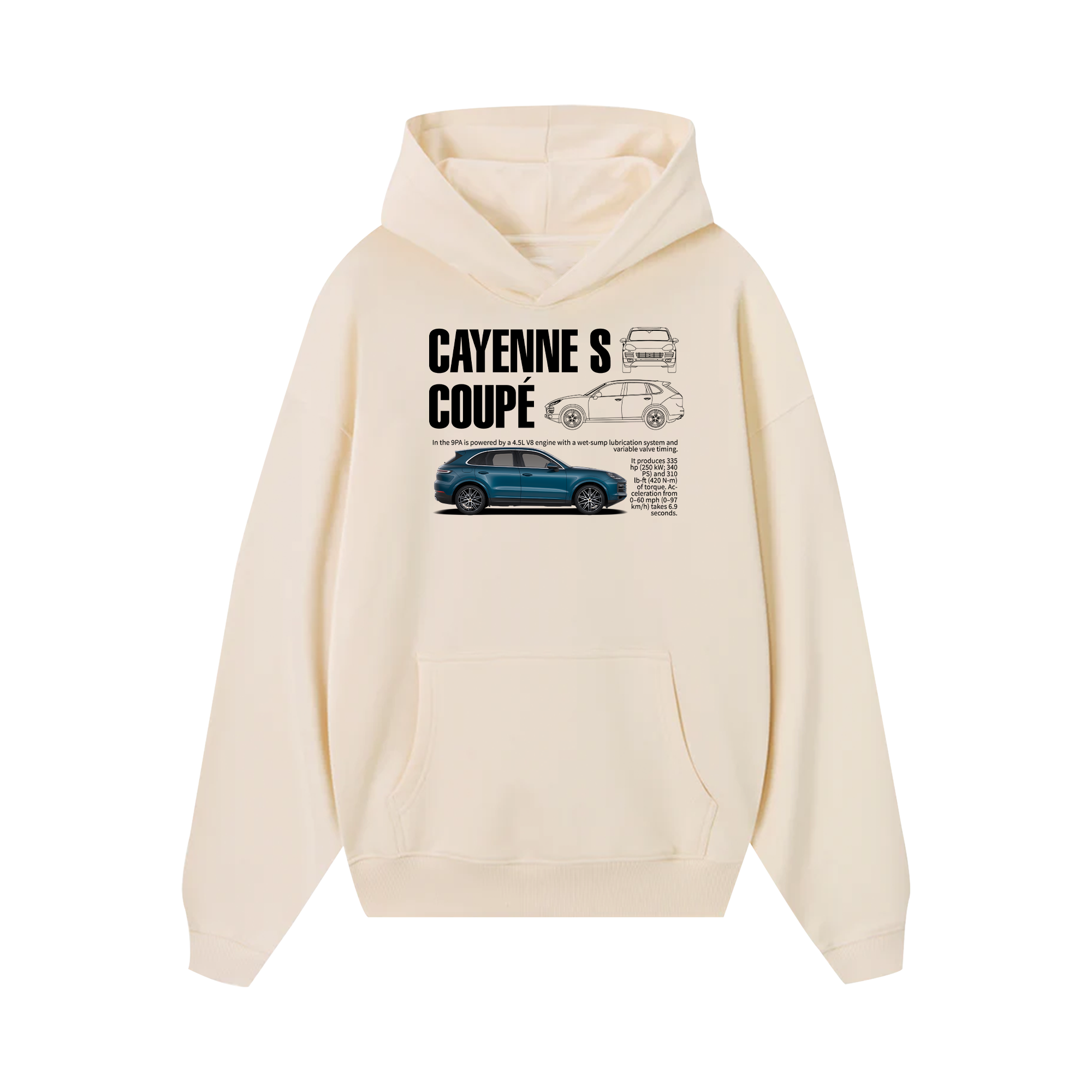 Porsche Cayenne S Coupe Classic Hoodie