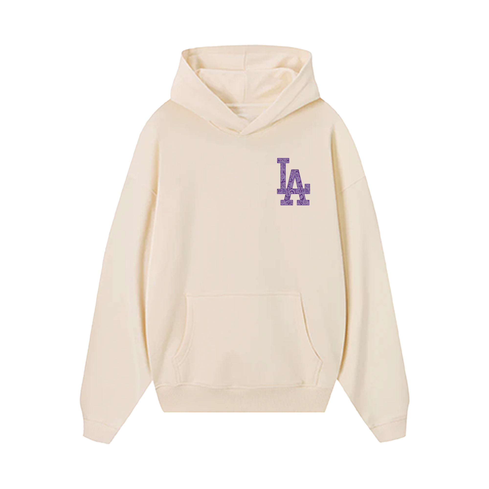 MLB Floral Purple Bandana Hoodie