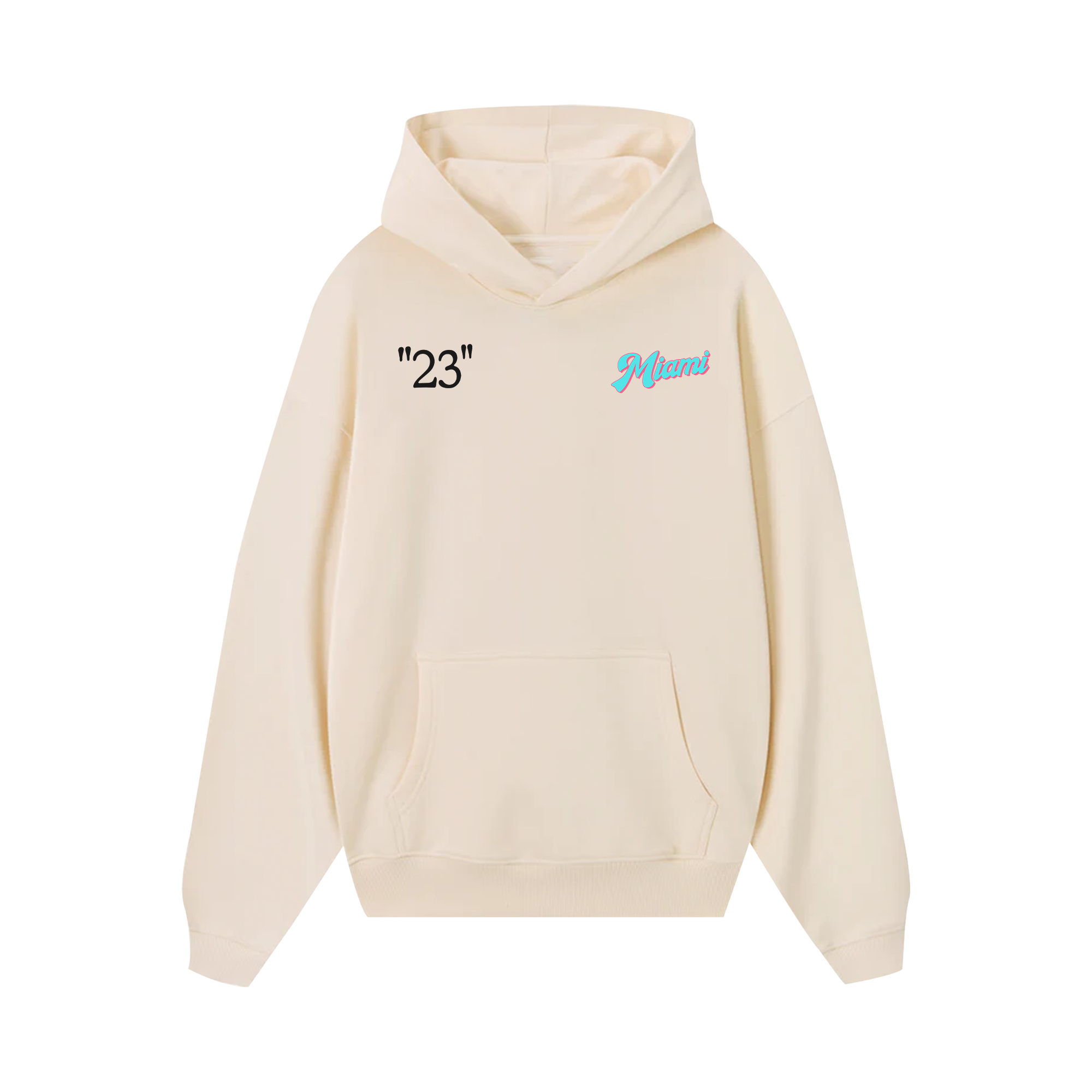 Off White Cyan Miami Hoodie