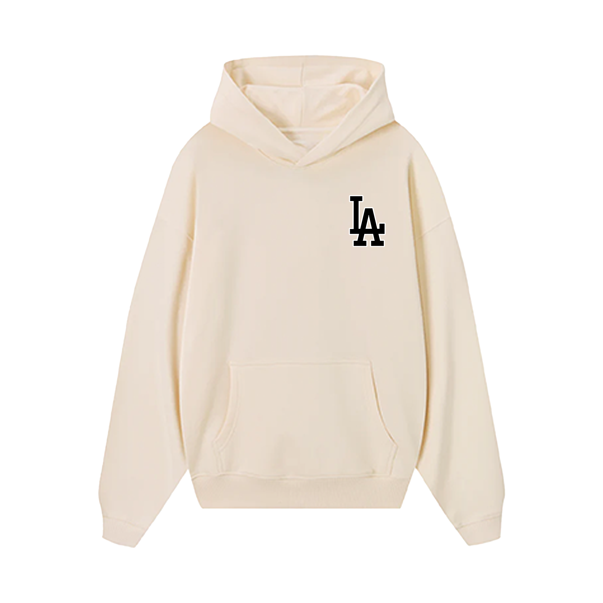 MLB Floral LA Beach Black And White Hoodie