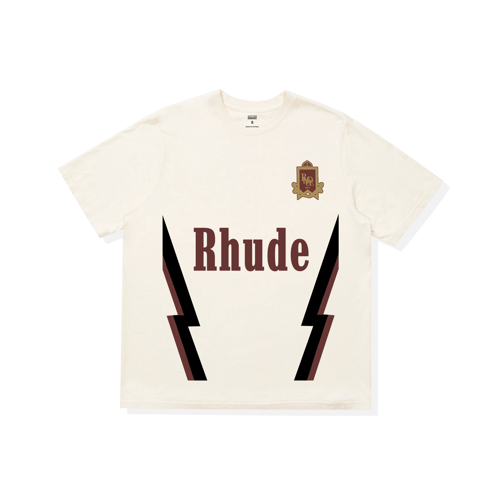 Áo Thun Oversize RHUDE LIGHTNING CREW