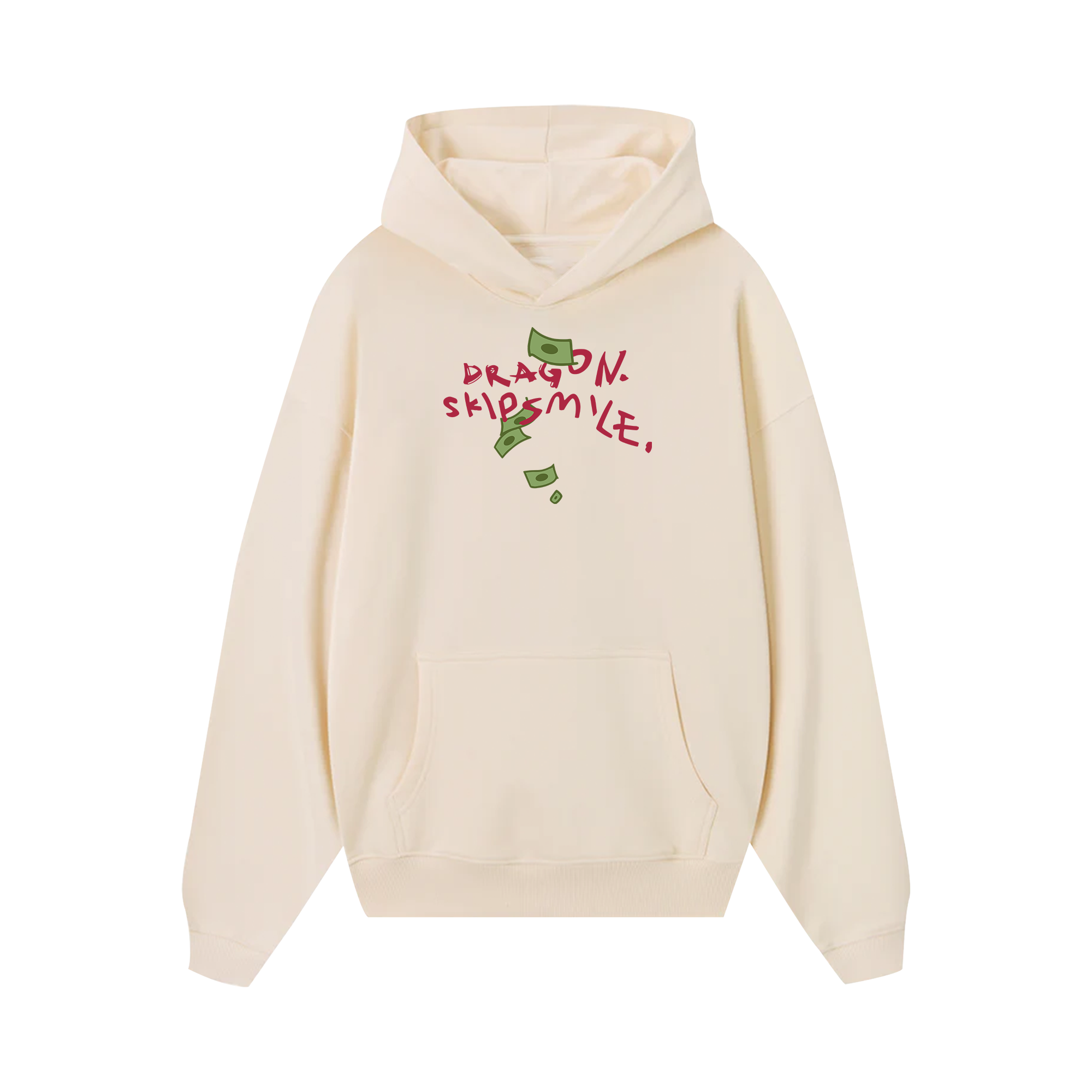 Money Dragon Skip Smile Hoodie