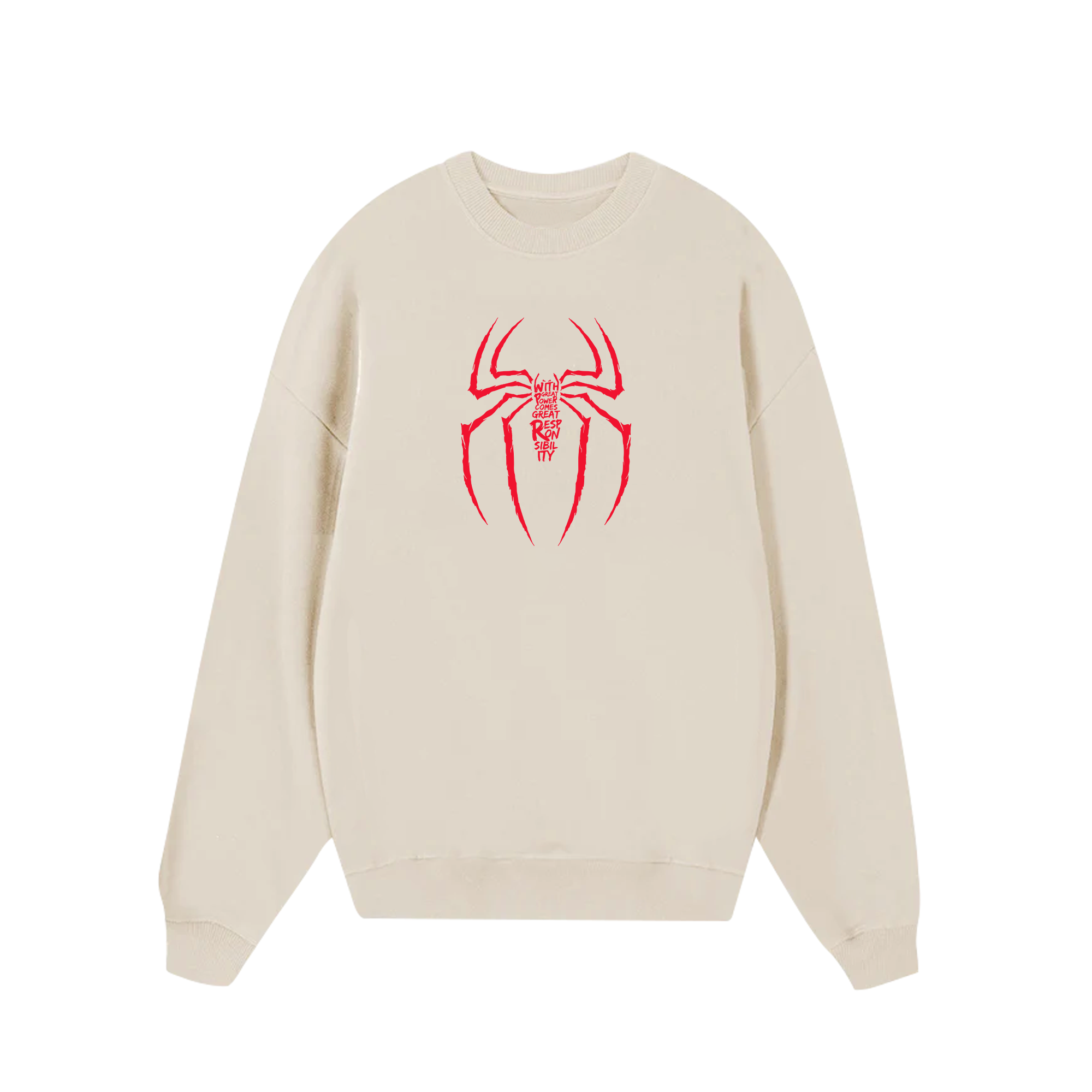 Marvel Spider Man Slogan Sweater