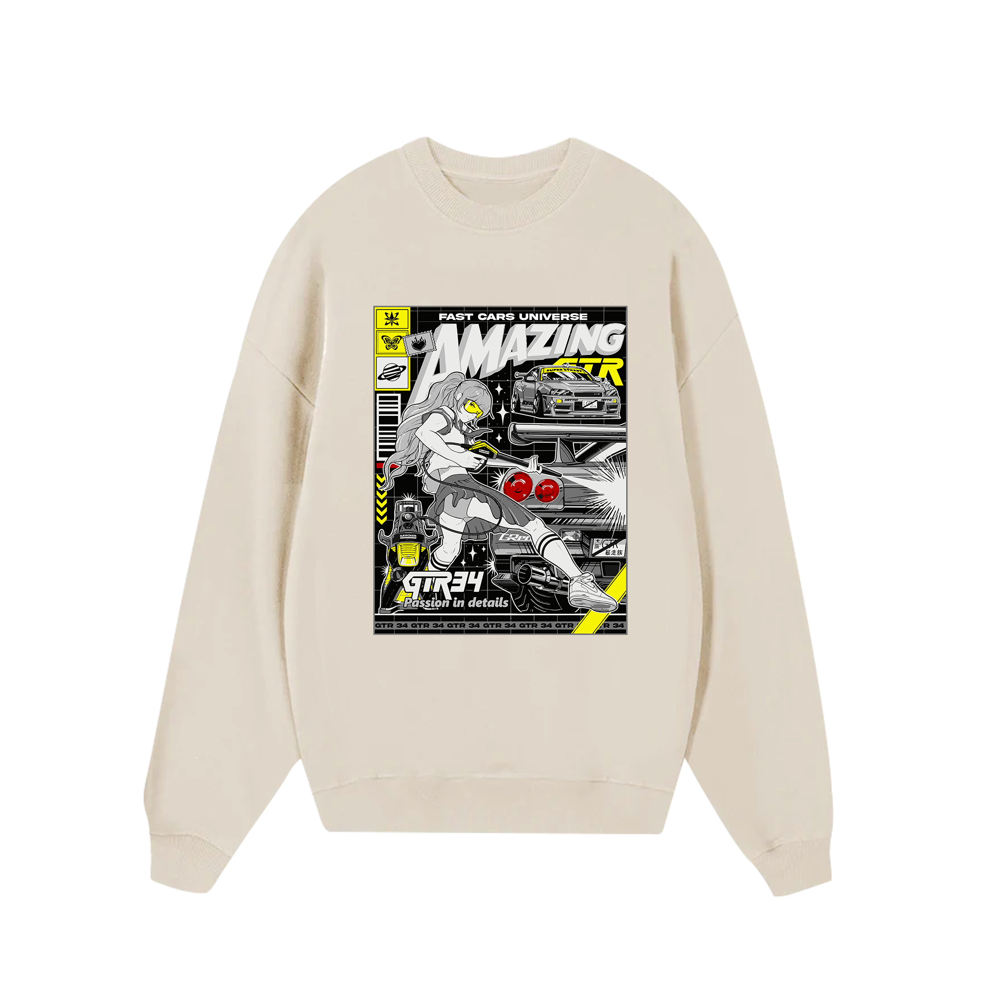 Porsche Fast Cars Universe Sweater