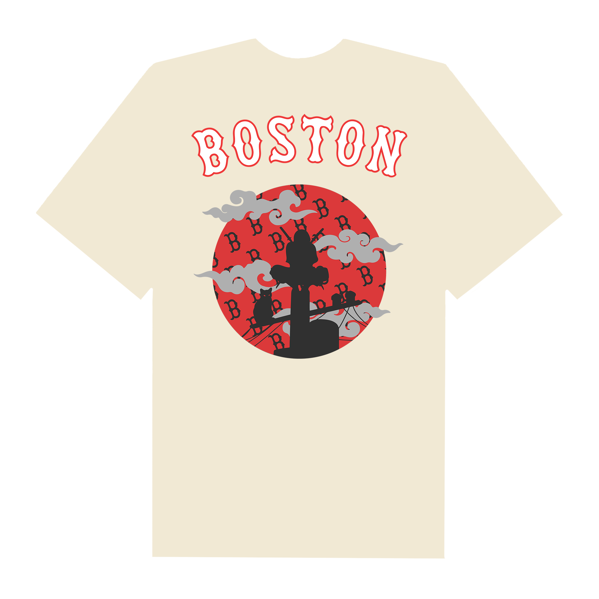 MLB Anime Naruto Itachi Hide Boston T-Shirt