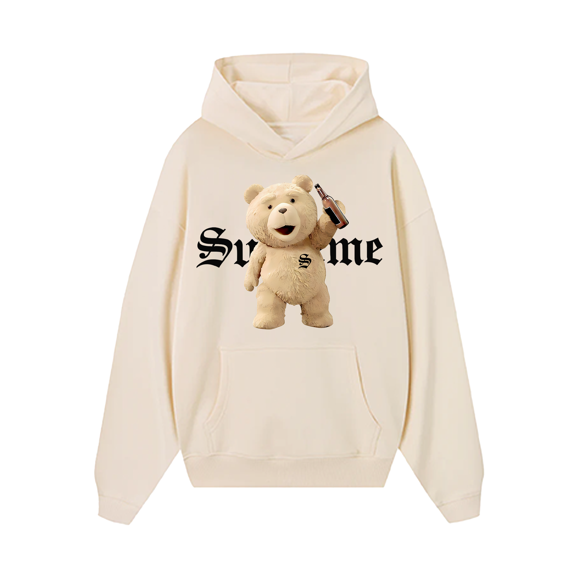 Supreme Bear Funny Hoodie