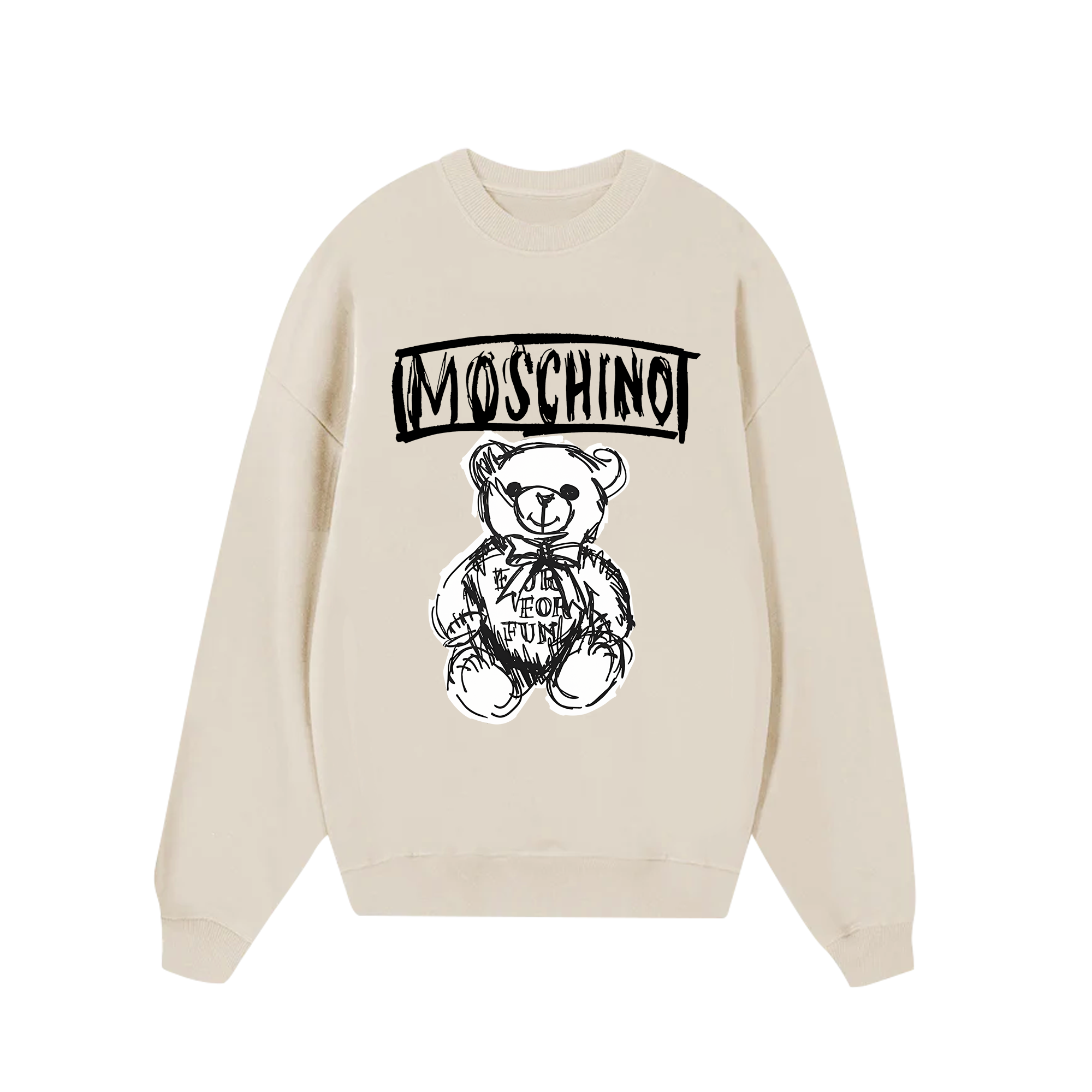 Moschino Black And White Sweater