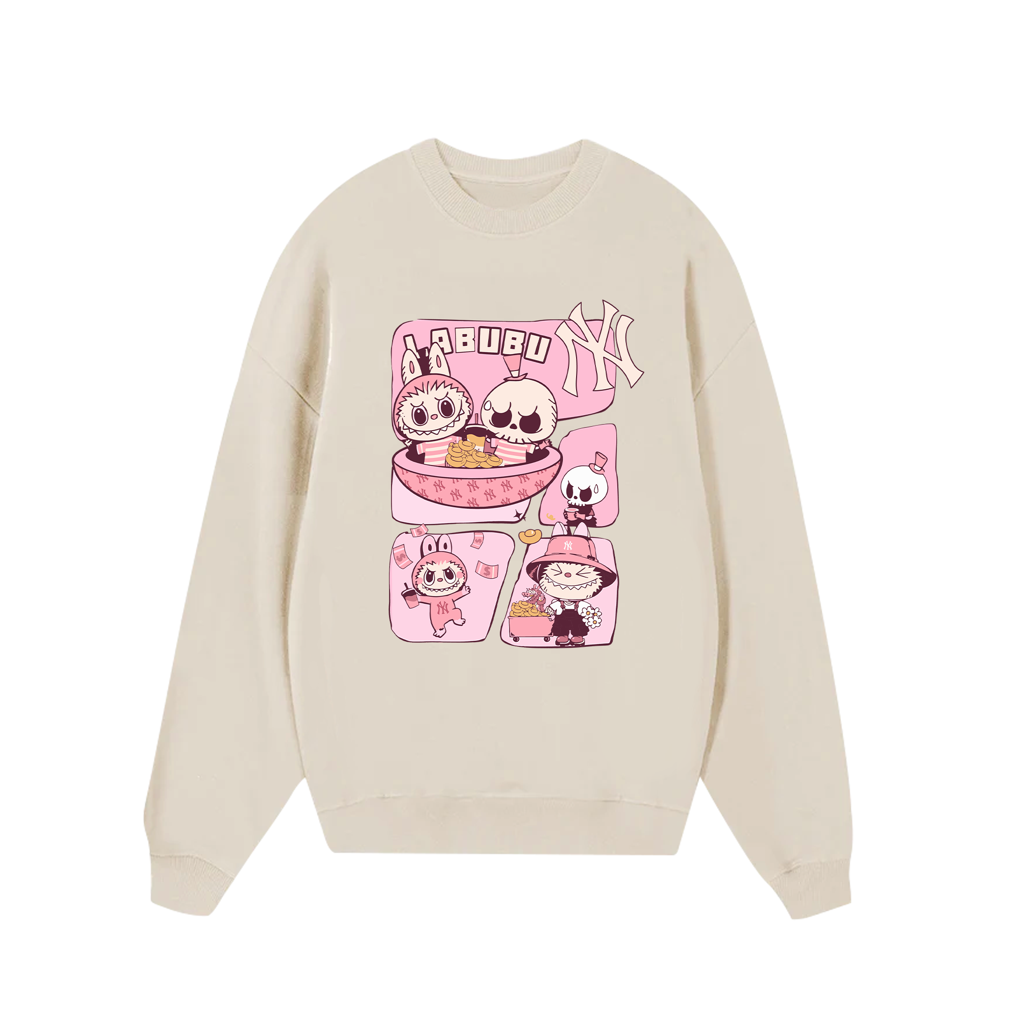 MLB Labubu Money NY Sweater