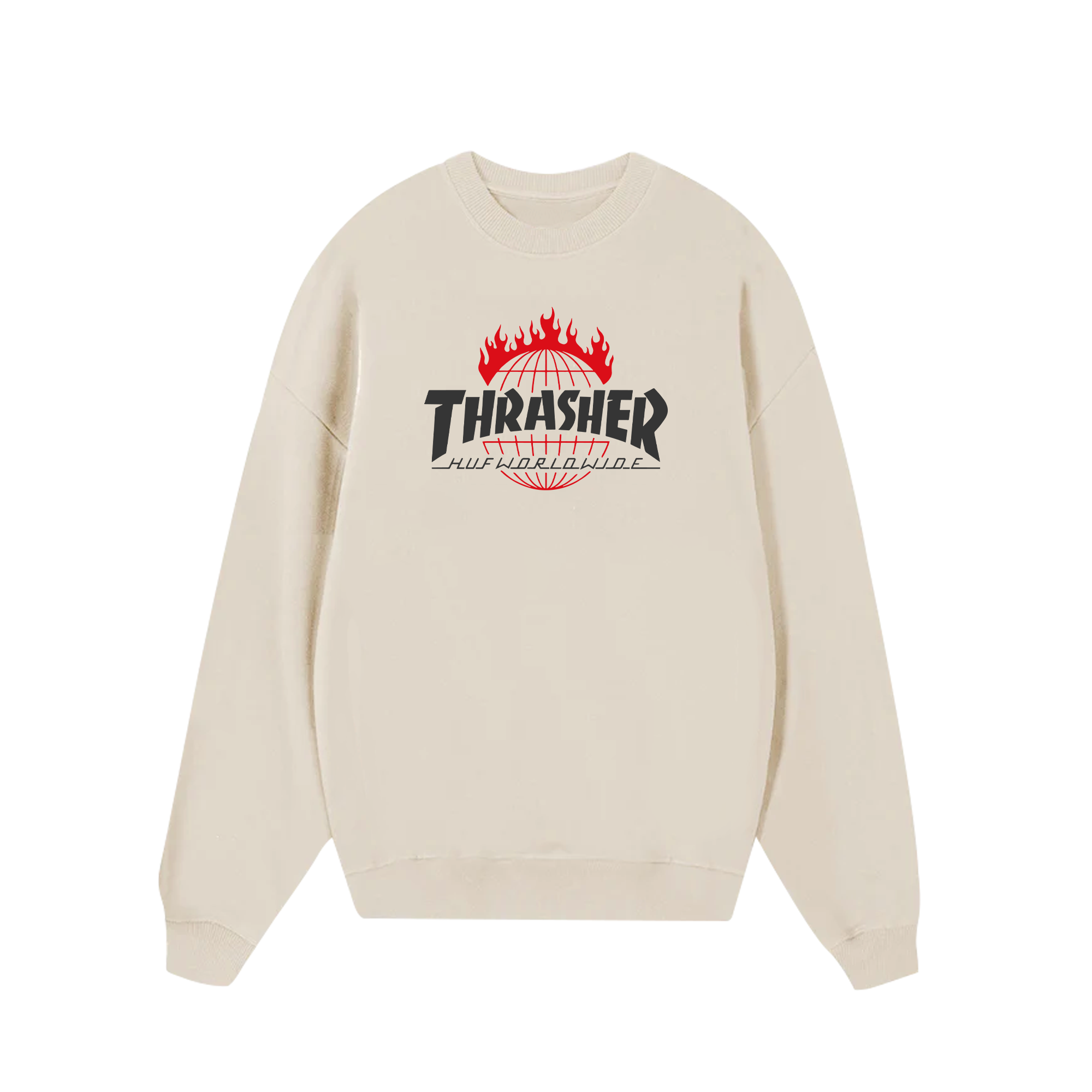 Thrasher HUF World Wide Sweater