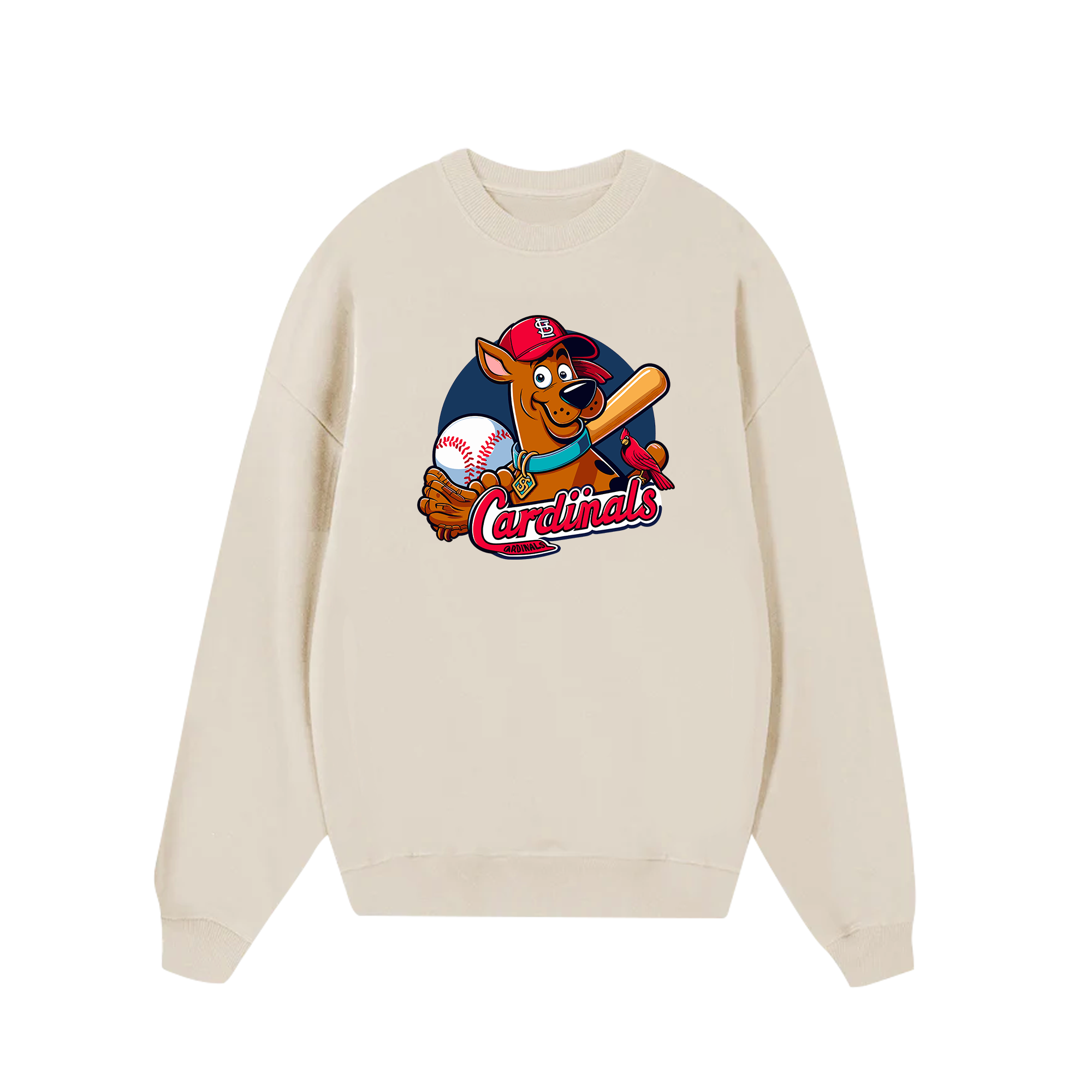 MLB Cardinals Scooby Doo Sweater