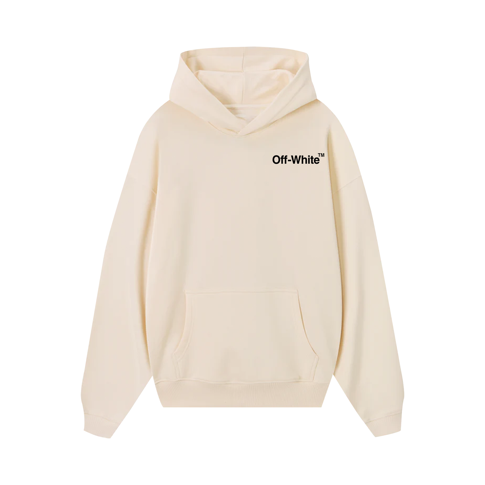 Off White Chrome Logo Hoodie