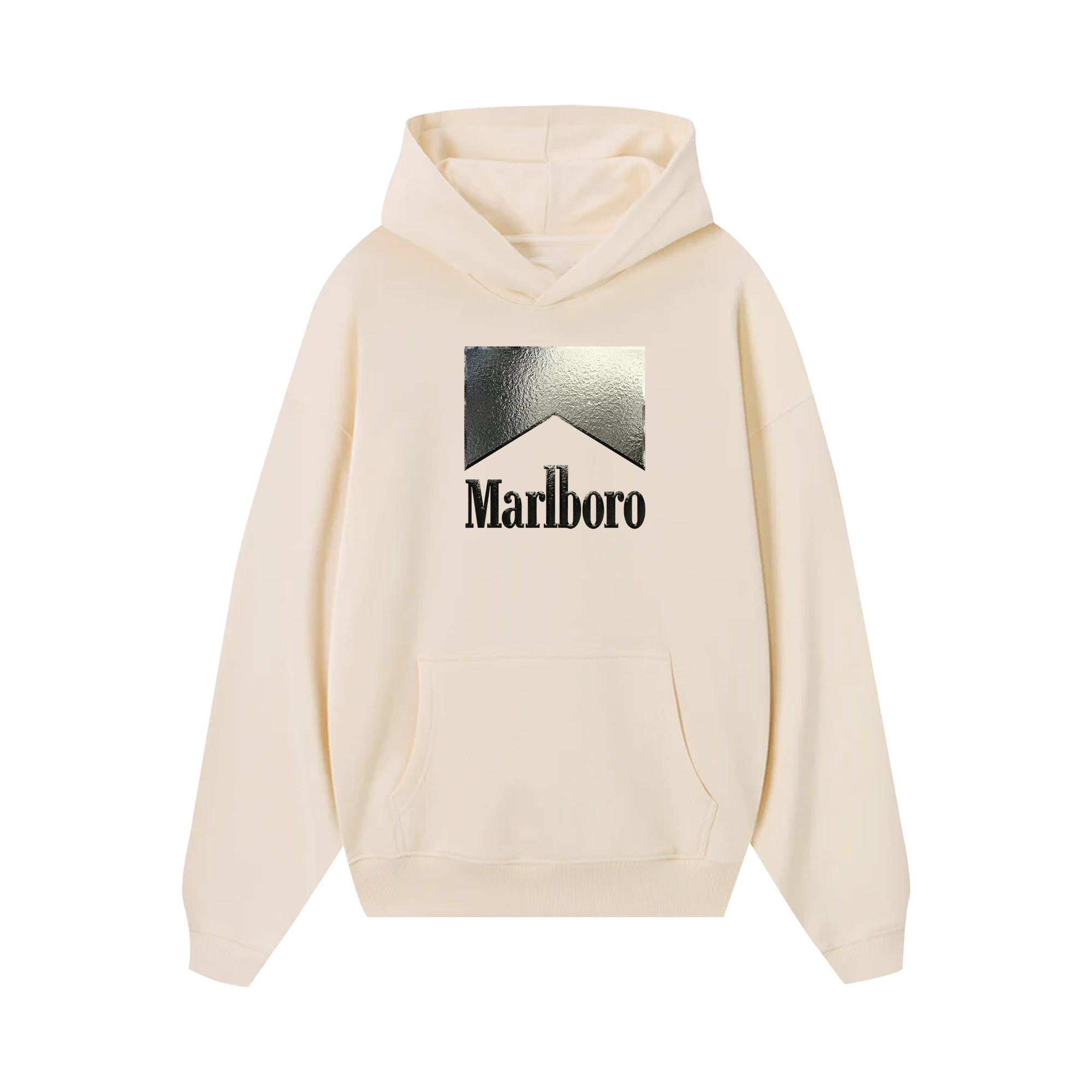 Marlboro Silver Logo Hoodie