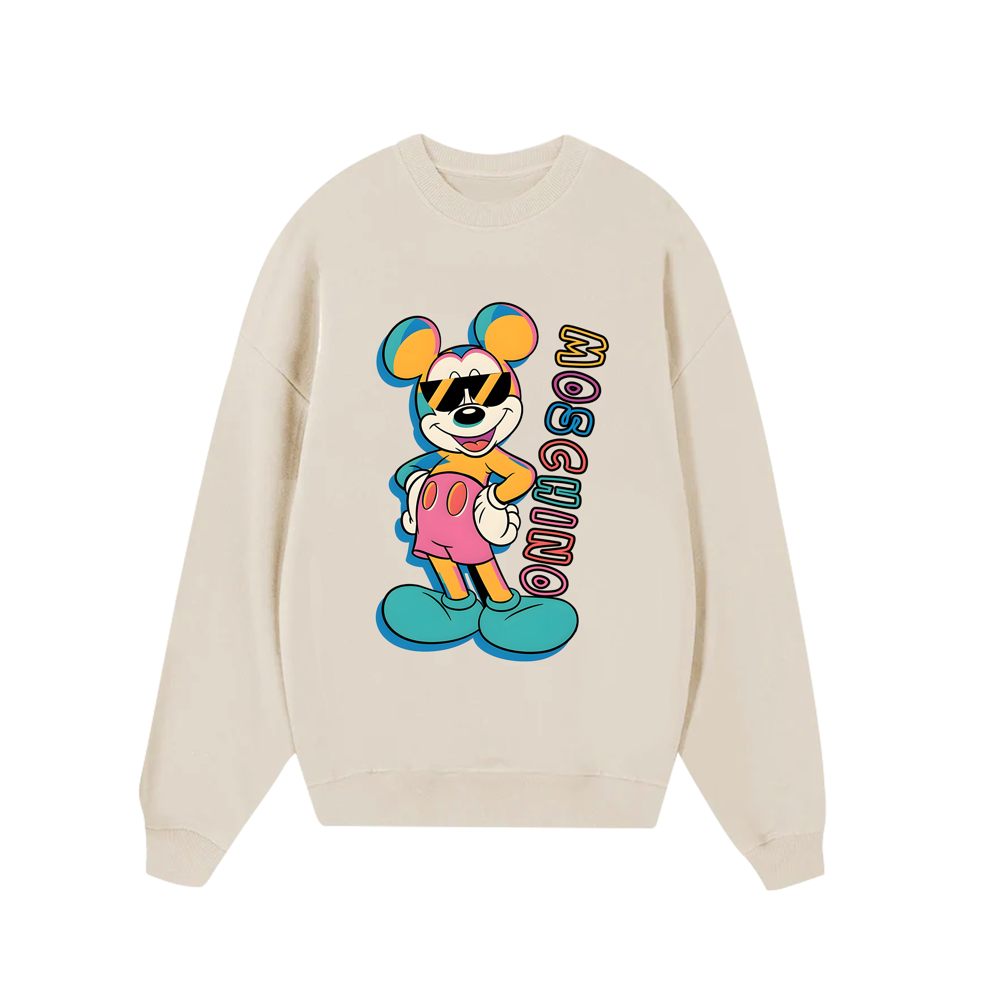 Moschino Colorful Mickey Sweater