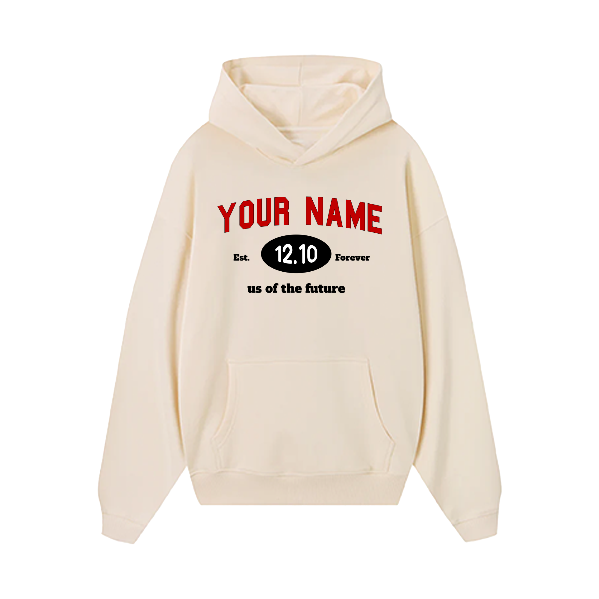 Custom Couple Forever Us Of The Future Hoodie